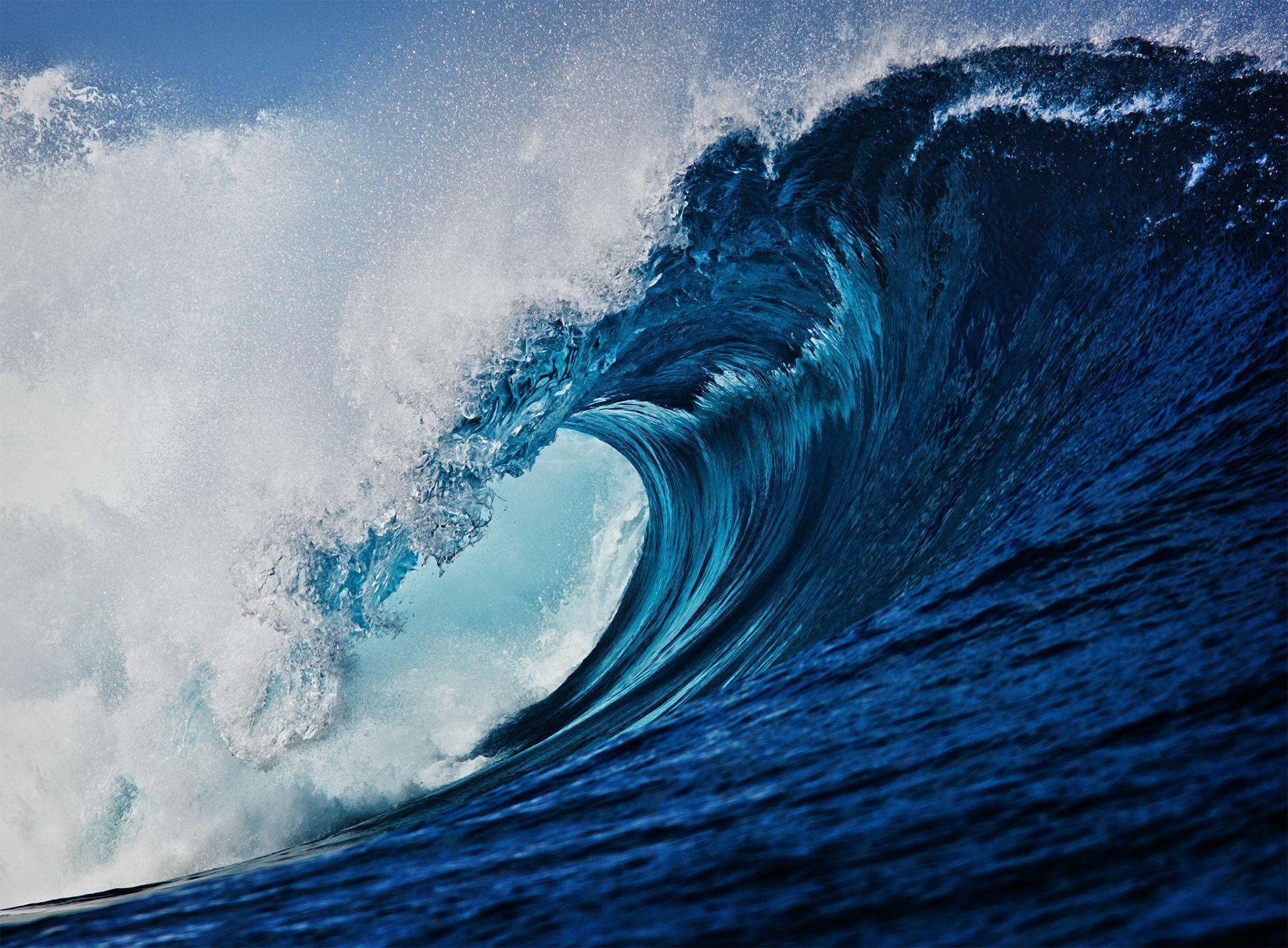 Blue Ocean Wave Wallpapers Top Free Blue Ocean Wave Backgrounds