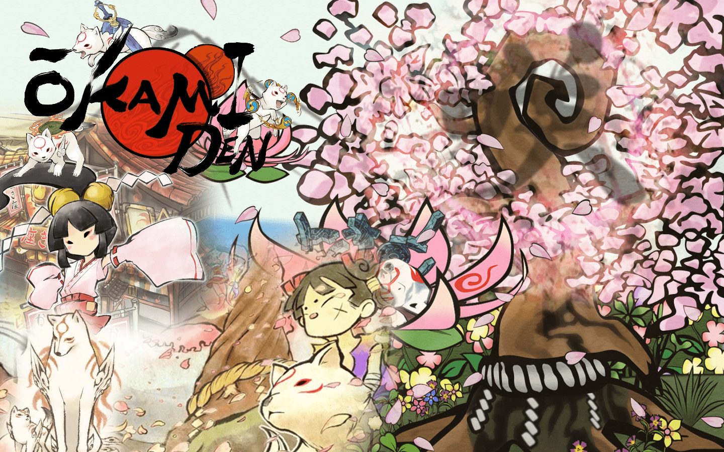 1440x900 Chibiterasu Wallpaper. Okamiden Chibiterasu Wallpaper, Chibiterasu Wallpaper and