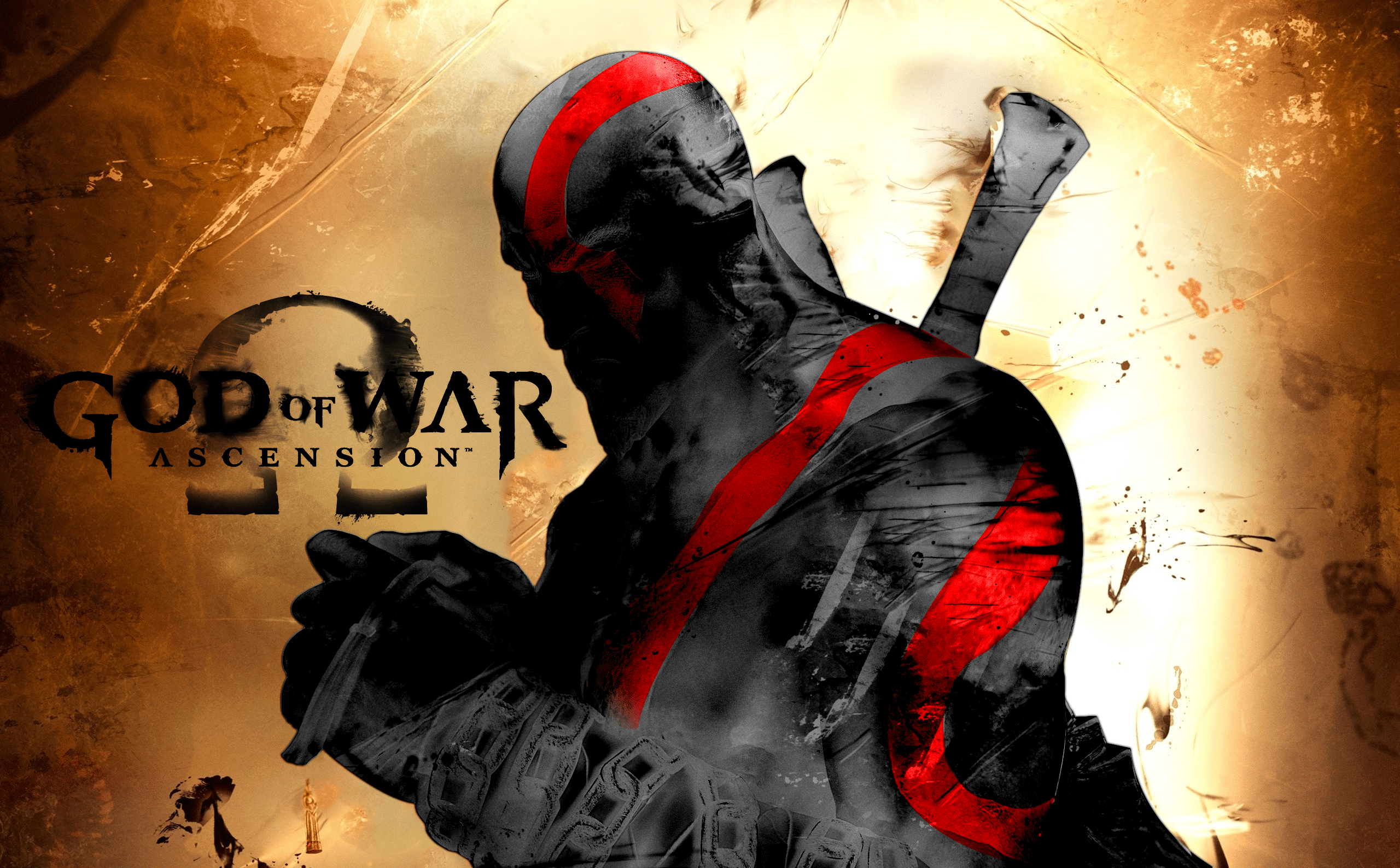 2560x1588 God of War Kratos video games warriors weapons sword wallpaperx1588