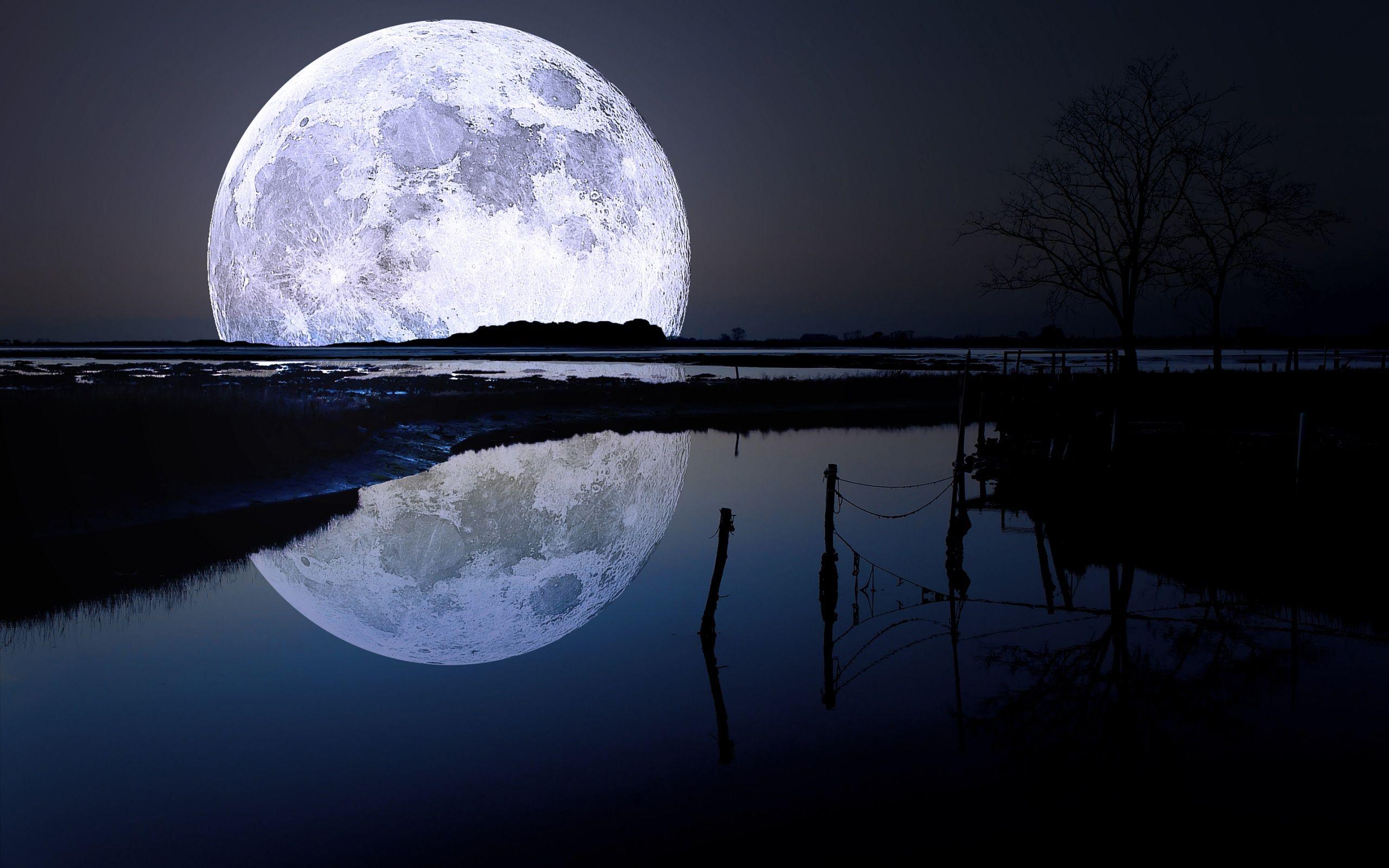 Beautiful Moon Wallpaper  Download to your mobile from PHONEKY