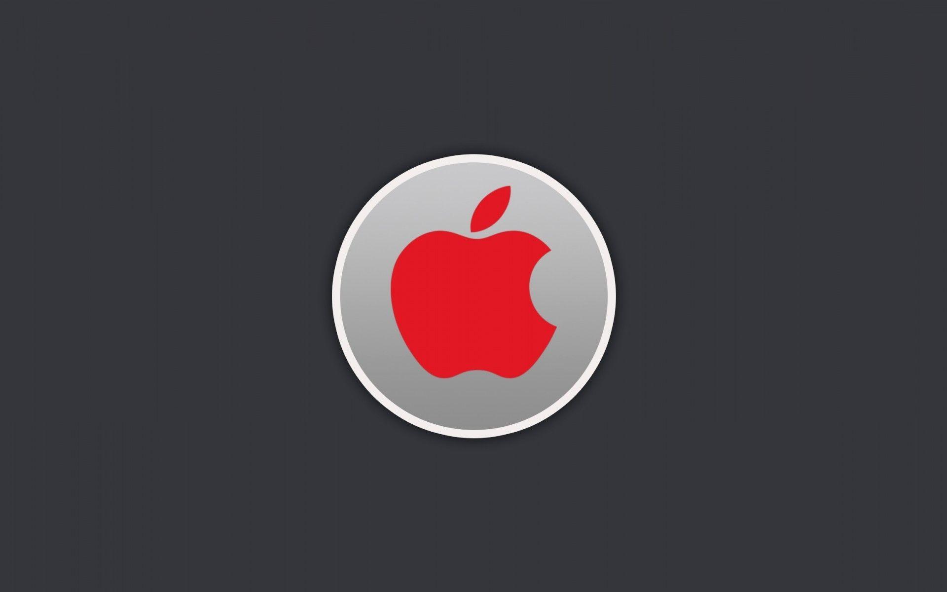 1920x1200 Red Apple Logo HD Wallpaper