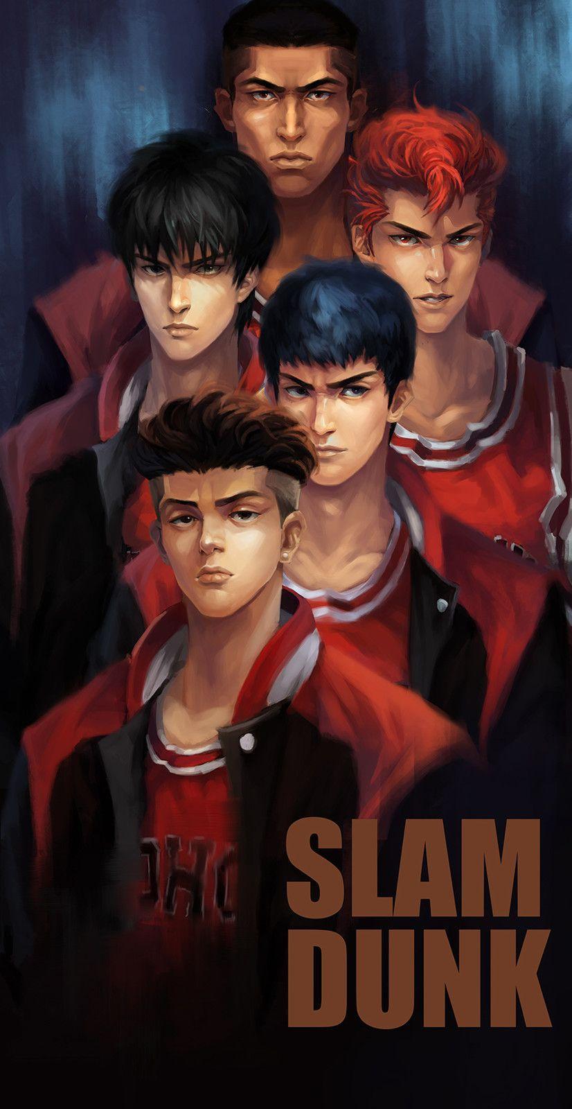 826x1600 SLAM DUNK, YouQian Liu.  Slam dunk anime, Slam dunk manga, Slam dunk