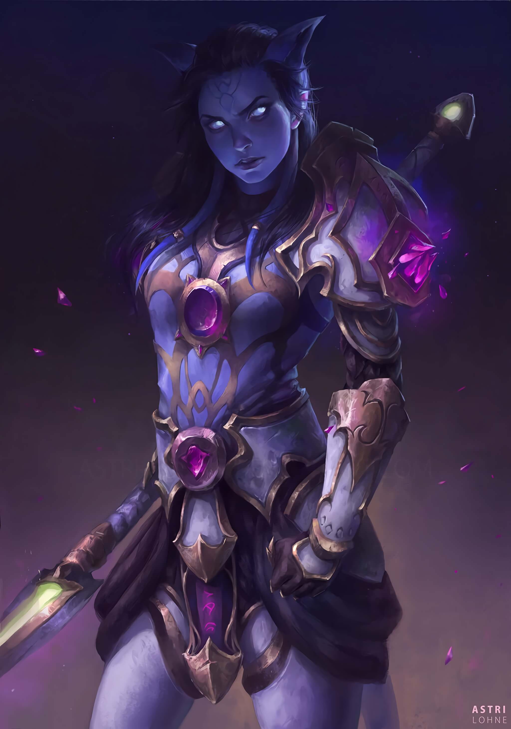 2048x2922 #World of Warcraft, #fantasy art, #artwork, #draenei wallpaper