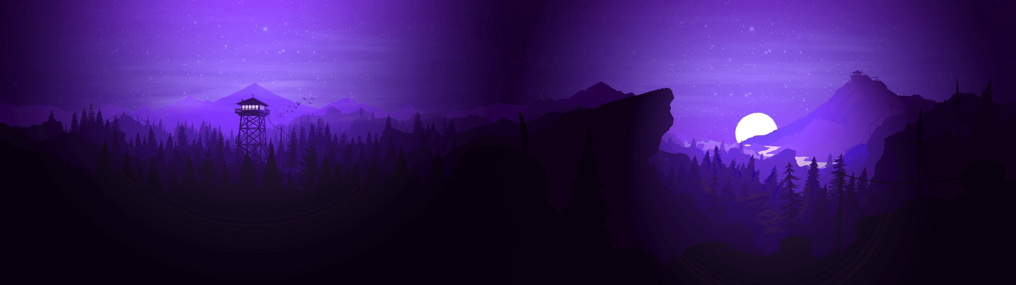 Featured image of post Purple Aesthetic Dual Monitor Wallpaper