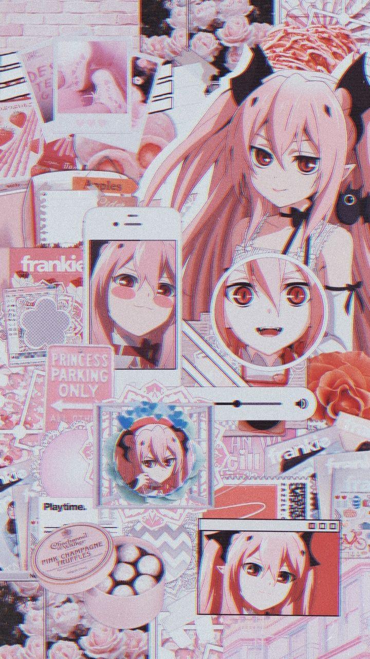 720x1280 Owari No Seraph, Seraph Of The End, And Krul Tepes Et Walker Pink Champagne Wallpaper & Background Download