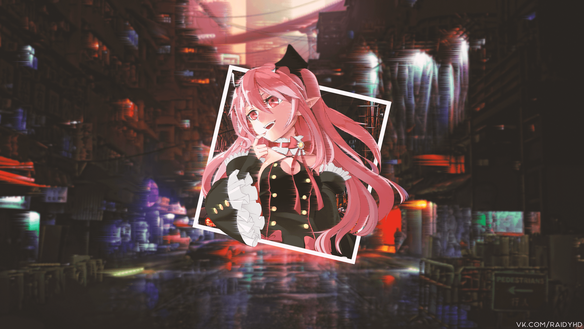 1920x1080 Anime Anime Girls Picture In Picture Krul Tepes Owari No Seraph Wallpaper:1920x1080