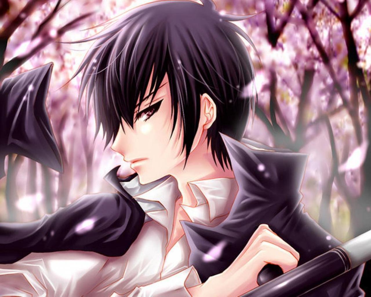 1280x1024 Handsome Anime Boy Wallpaper