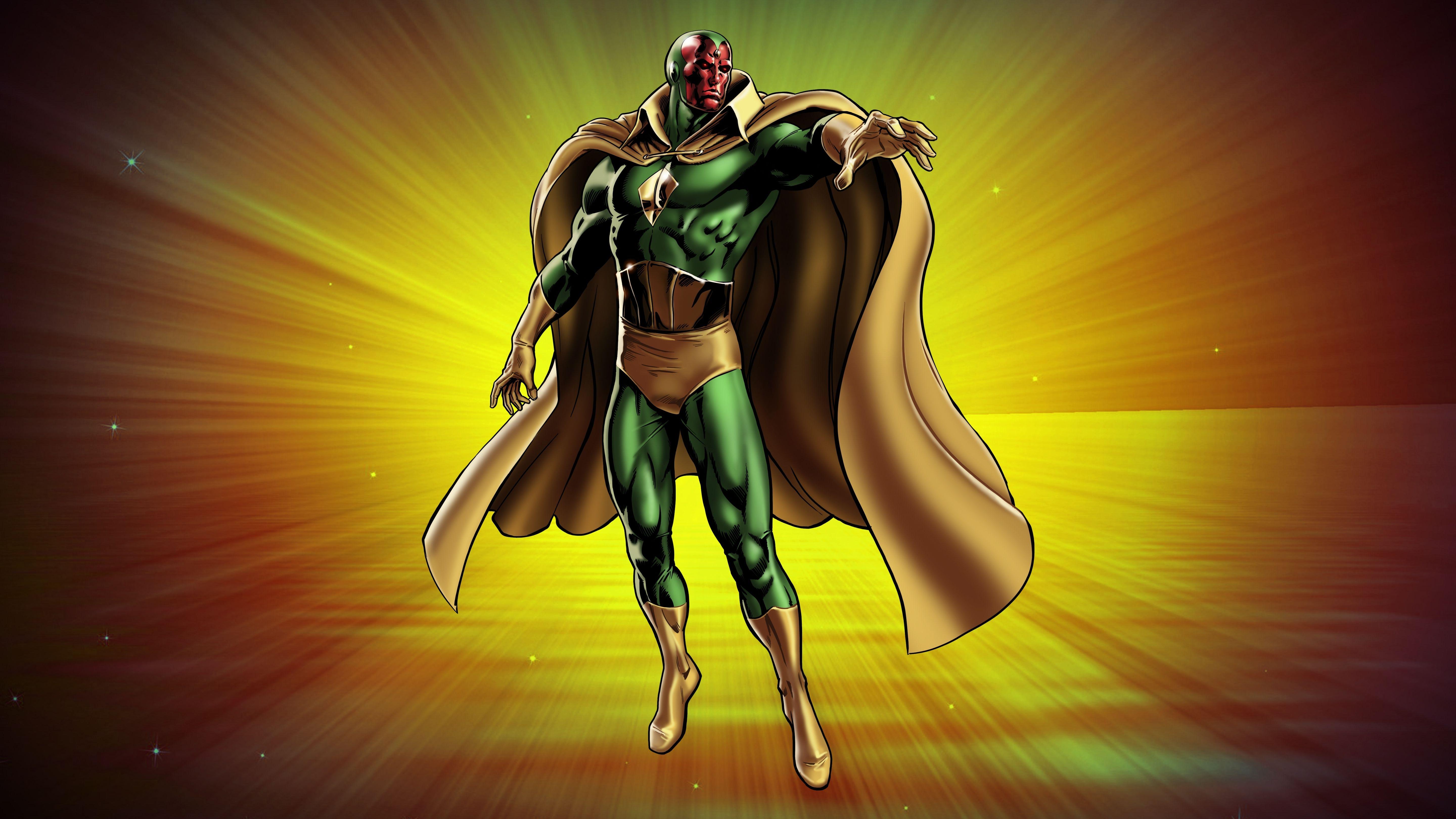 5760x3240 Marvel Vision Wallpaper