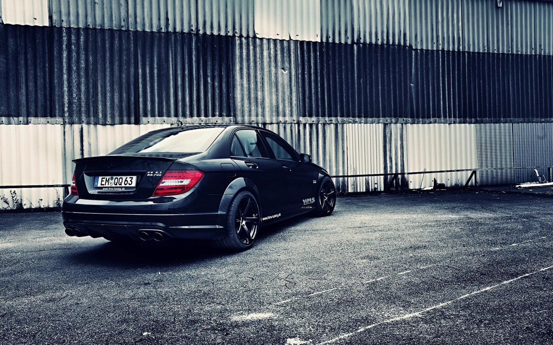 1920x1200 Tuned car mercedes benz c63 amg automobile wallpaper