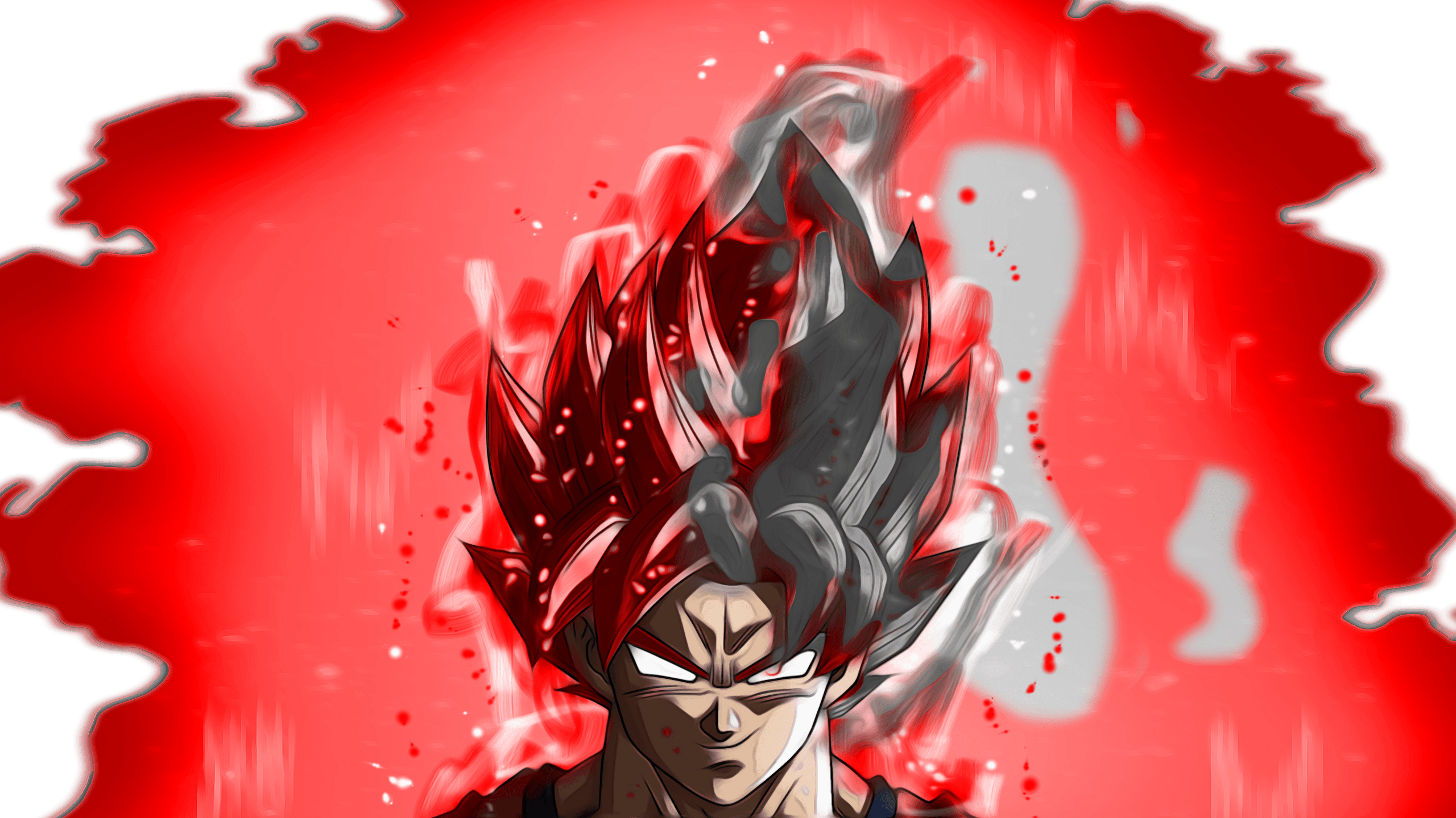Goku Red Wallpapers Top Free Goku Red Backgrounds WallpaperAccess