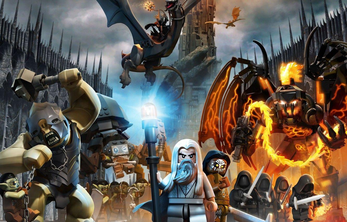 1332x850 Wallpaper The Lord Of The Rings, Balrog, orcs, Lego, The Lord of the Rings, John Ronald Reuel Tolkien, Mordor, Orthanc, trolls, urukhai, the Nazgul, Saruman, The Two Towers image for desktop, section