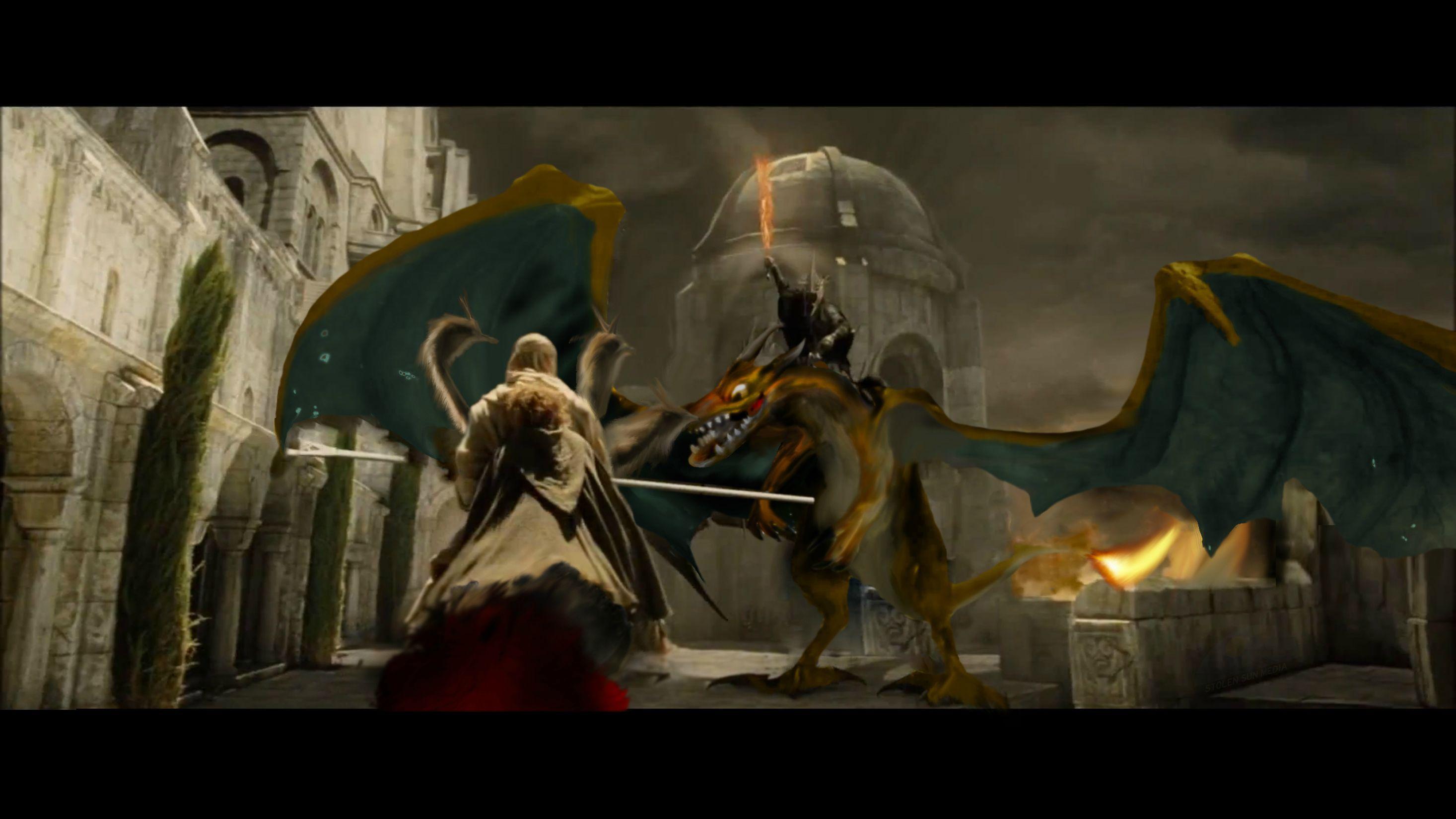 2933x1650 I hate that Gandalf can beat a Balrog and Saruman - added by shazmo at LotR: Just logical people