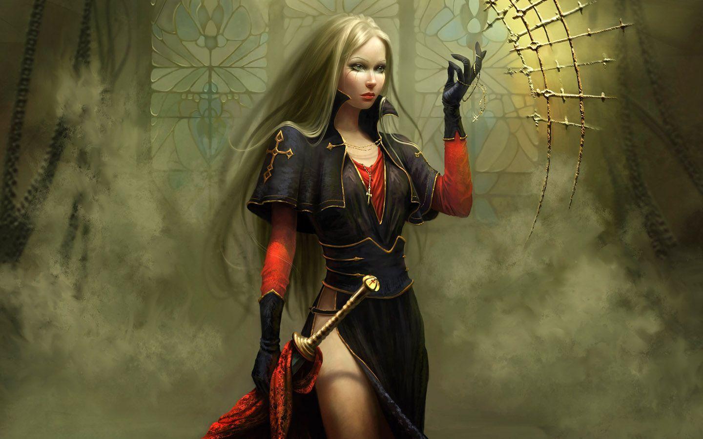 1440x900 women, CGI, 3D girls wallpaper