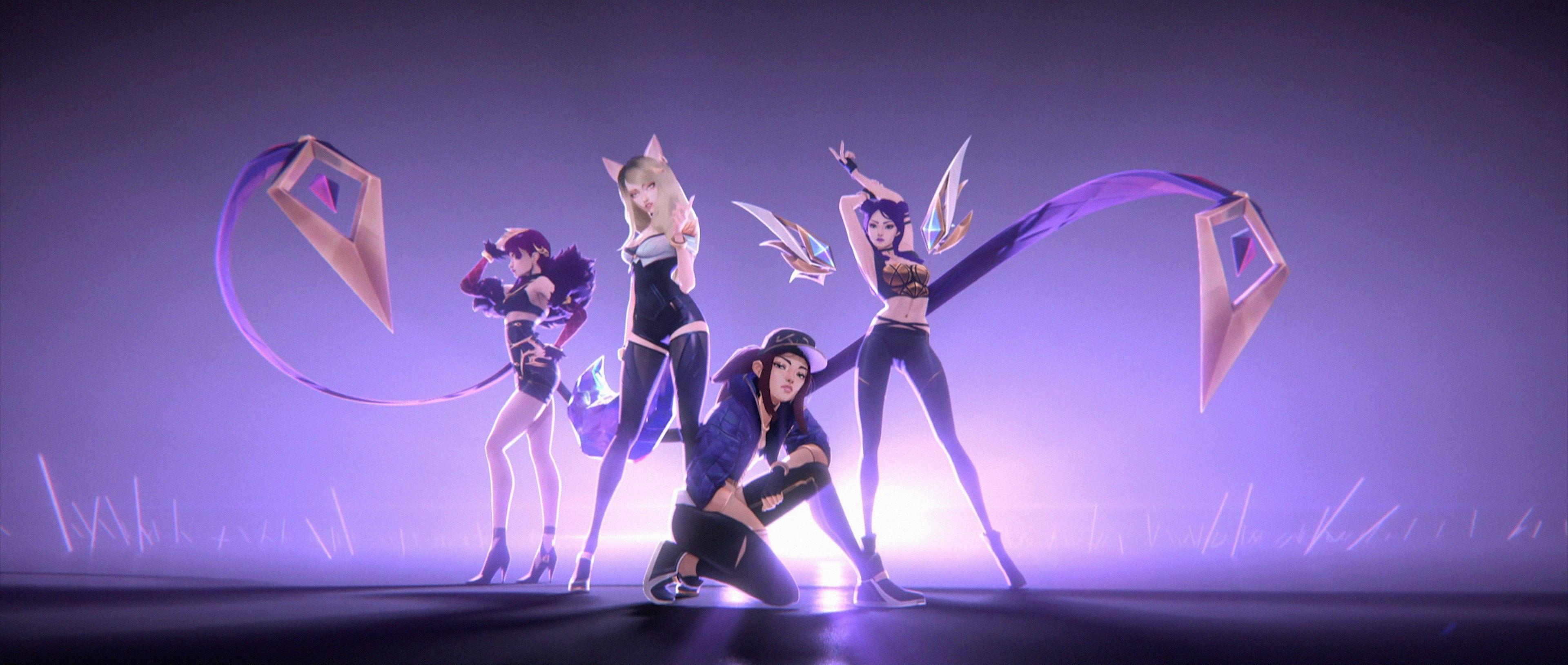 Обои league of legends kda