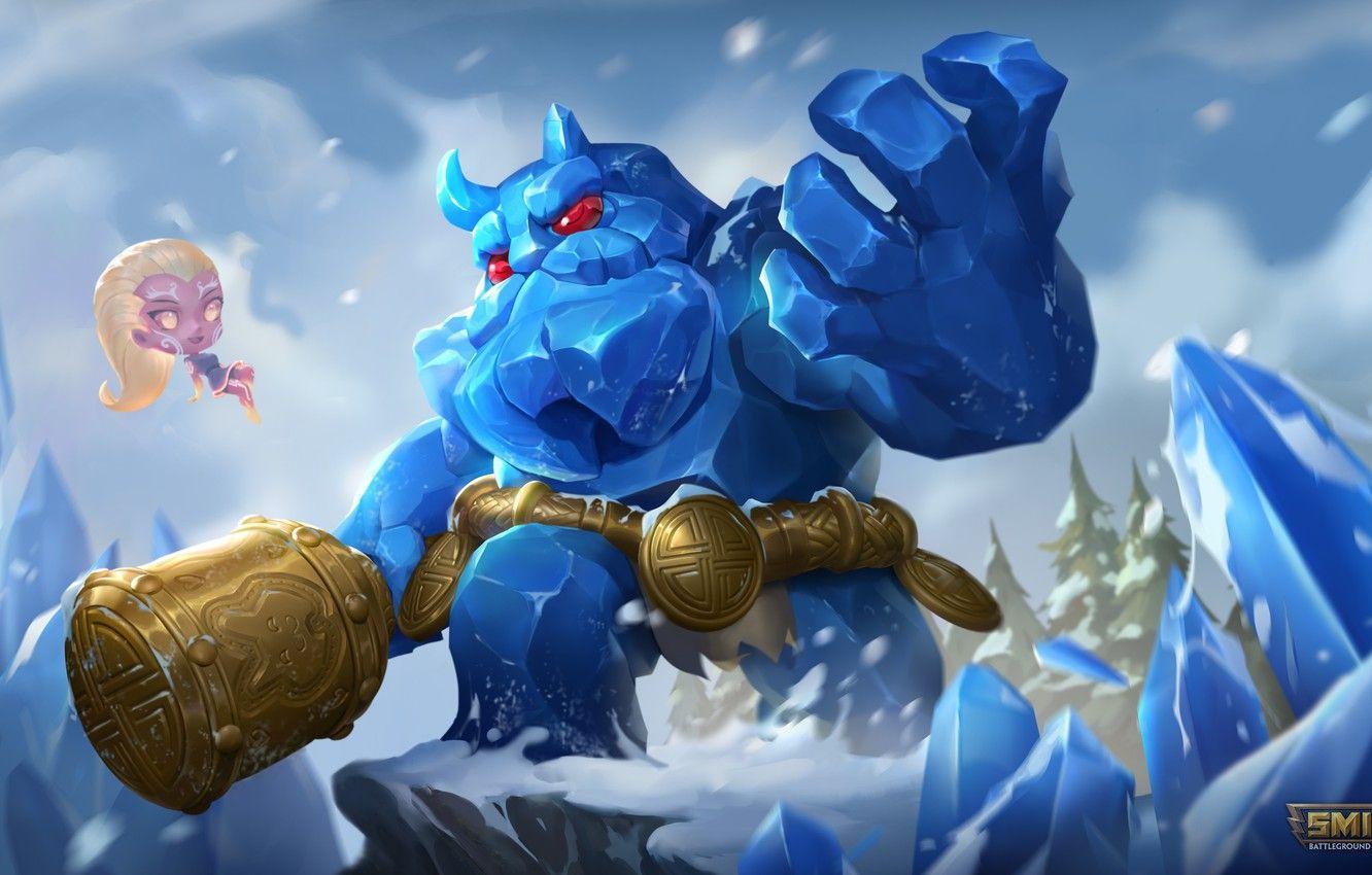 1332x850 Wallpaper Sol, Ymir, Smite image for desktop, section игры