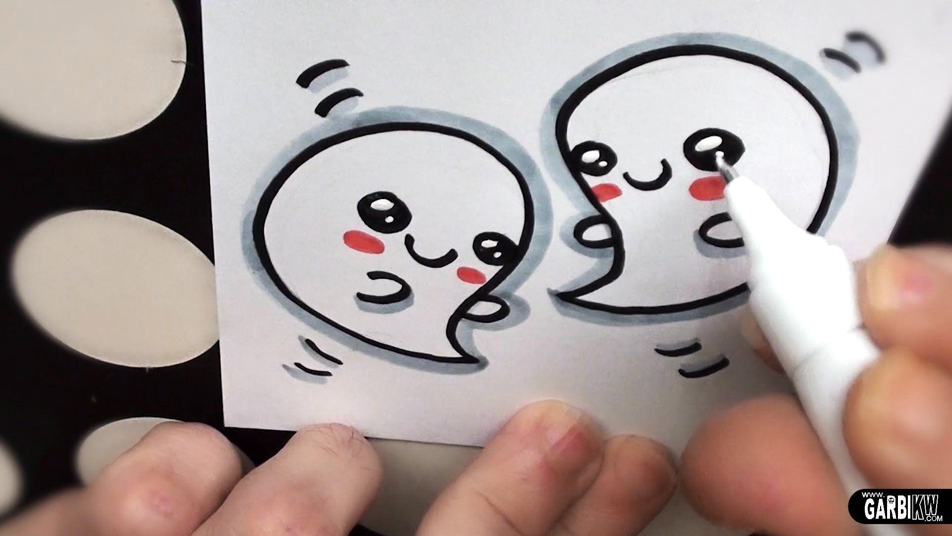 1920x1080 Halloween Drawings To Draw Cute Ghosts