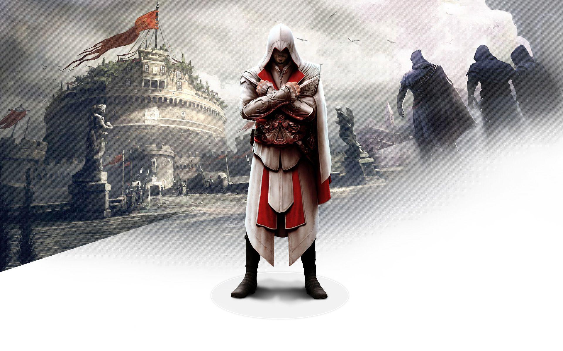 1920x1200 Ezio in Assassin's Creed Brotherhood Wallpaper