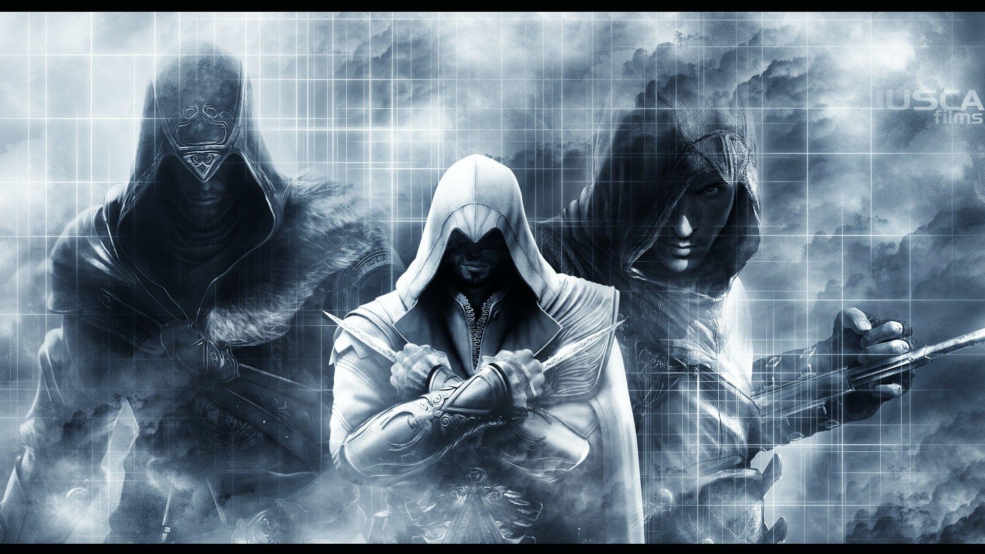 1920x1080 Ezio Auditore Da Firenze, Assassins Creed, Assassins Creed: Revelations, Assassins Creed: Brotherhood, Altaïr Ibn LaAhad Wallpaper HD / Desktop and Mobile Background