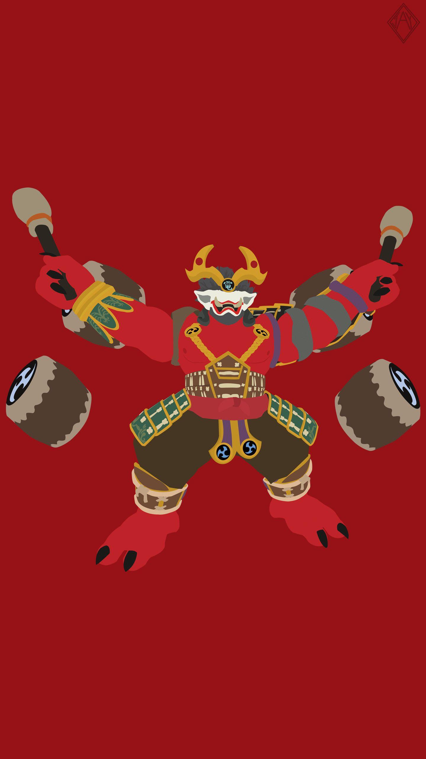 1440x2560 Smite. Raijin Minimalist Wallpaper, Jay R