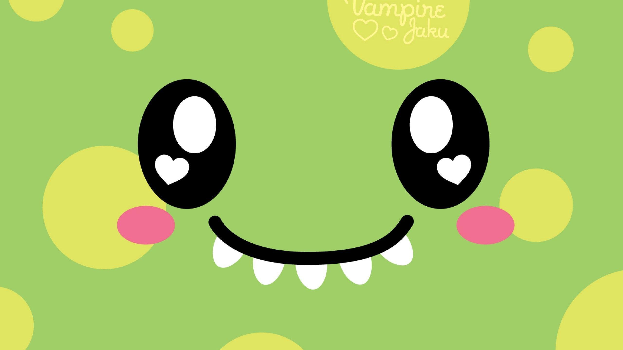 2560x1440 Cute Animated Monster Wallpaper