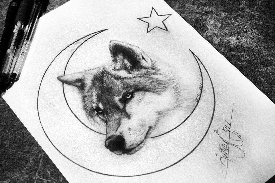1095x730 The Lonely Wolf sketch