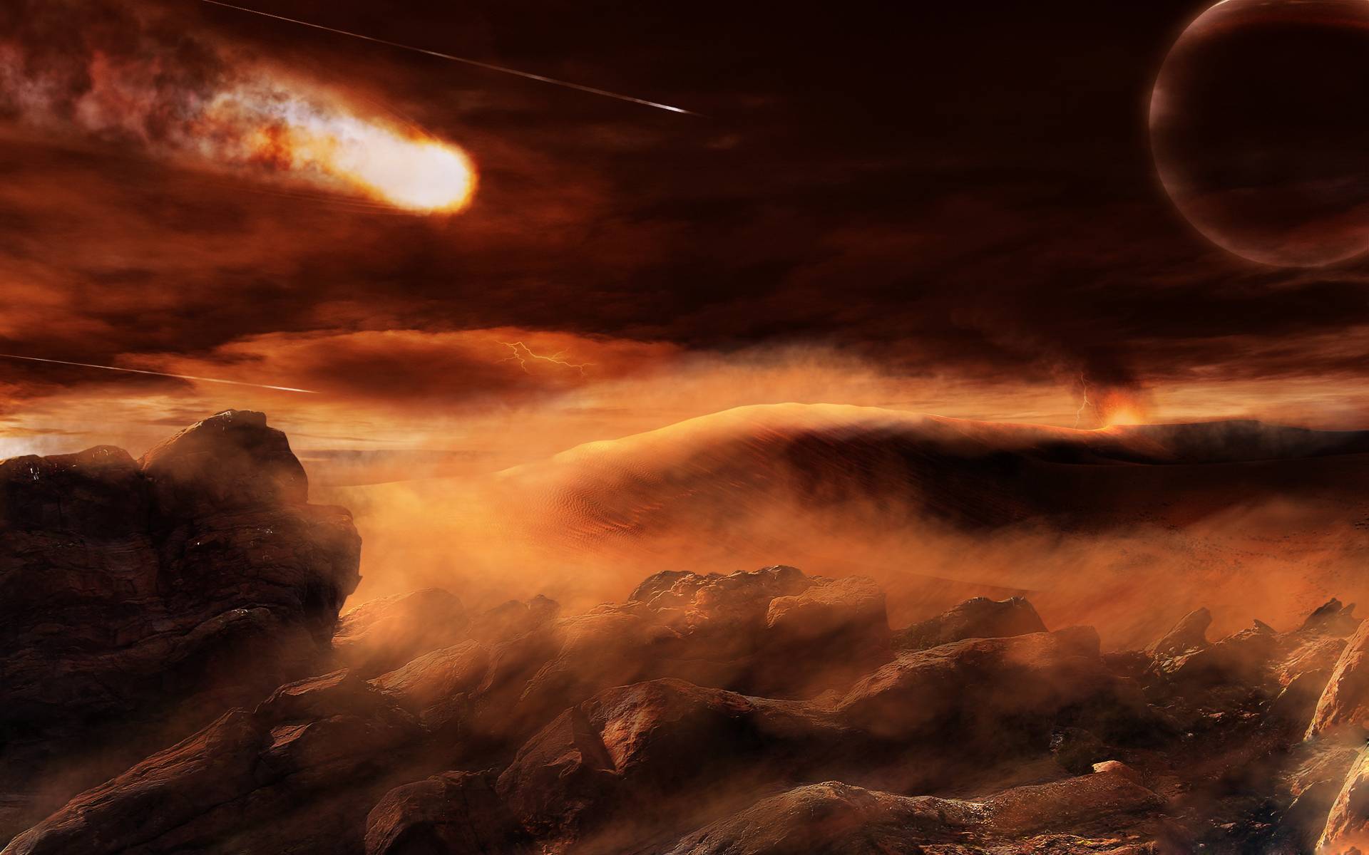 1920x1200 Alien Planet Wallpaper