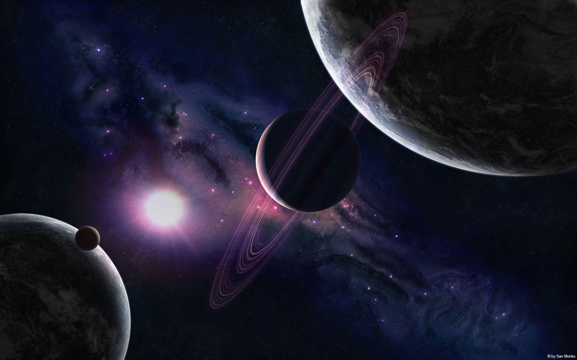 1920x1200 Cool Planet Background