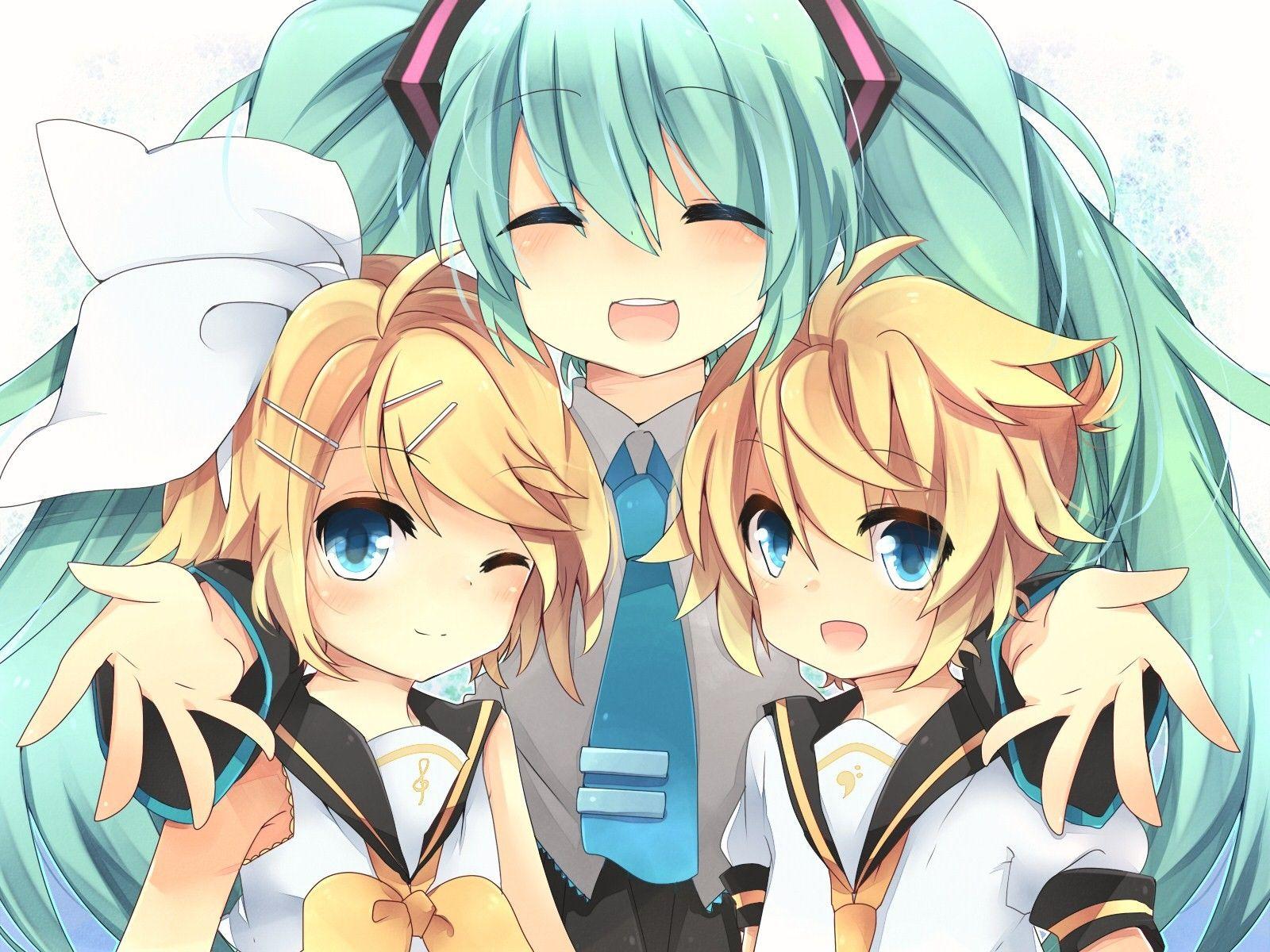 Rin And Len Wallpapers Top Free Rin And Len Backgrounds Wallpaperaccess