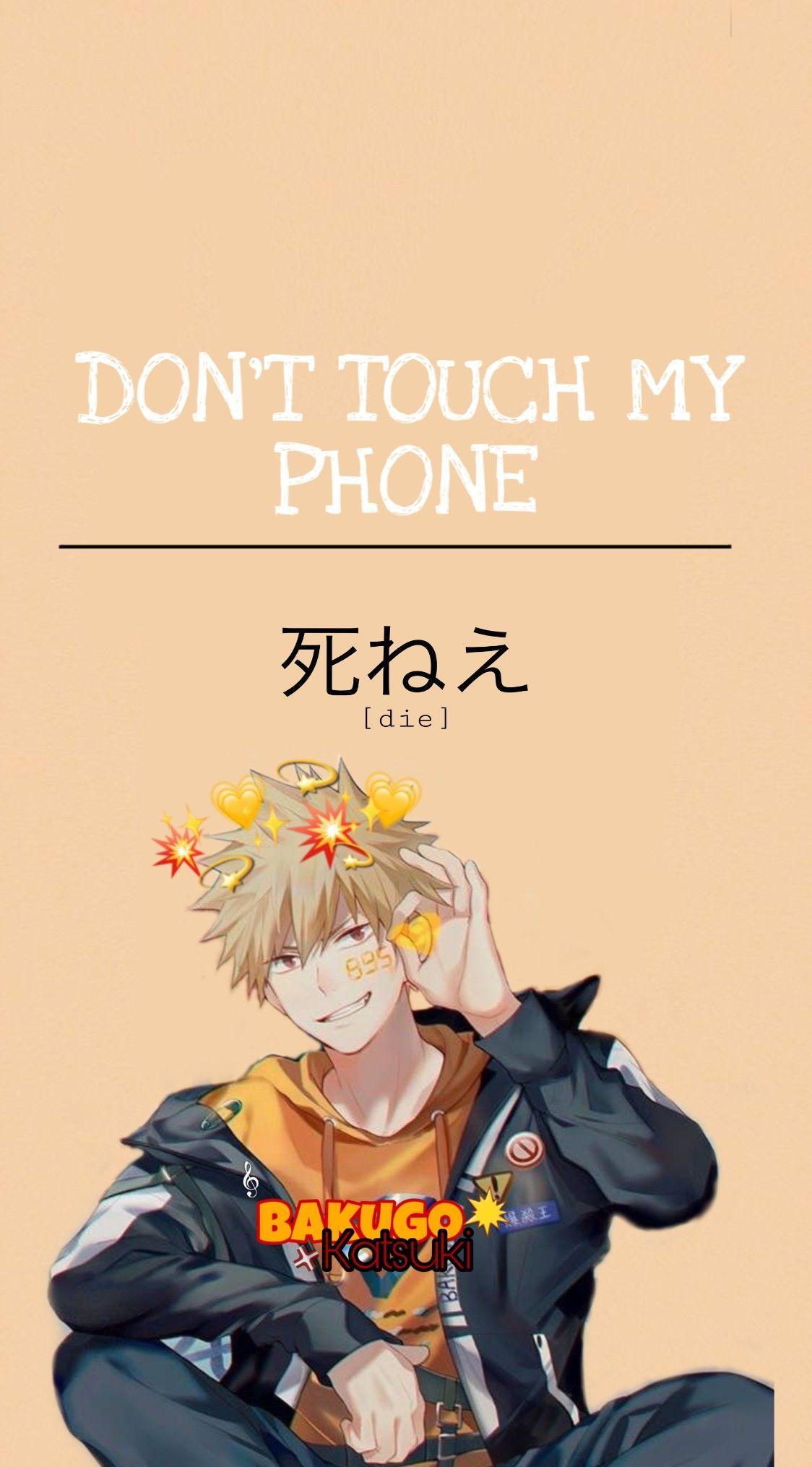 Featured image of post Don&#039;t Touch My Phone Wallpaper Anime Boys