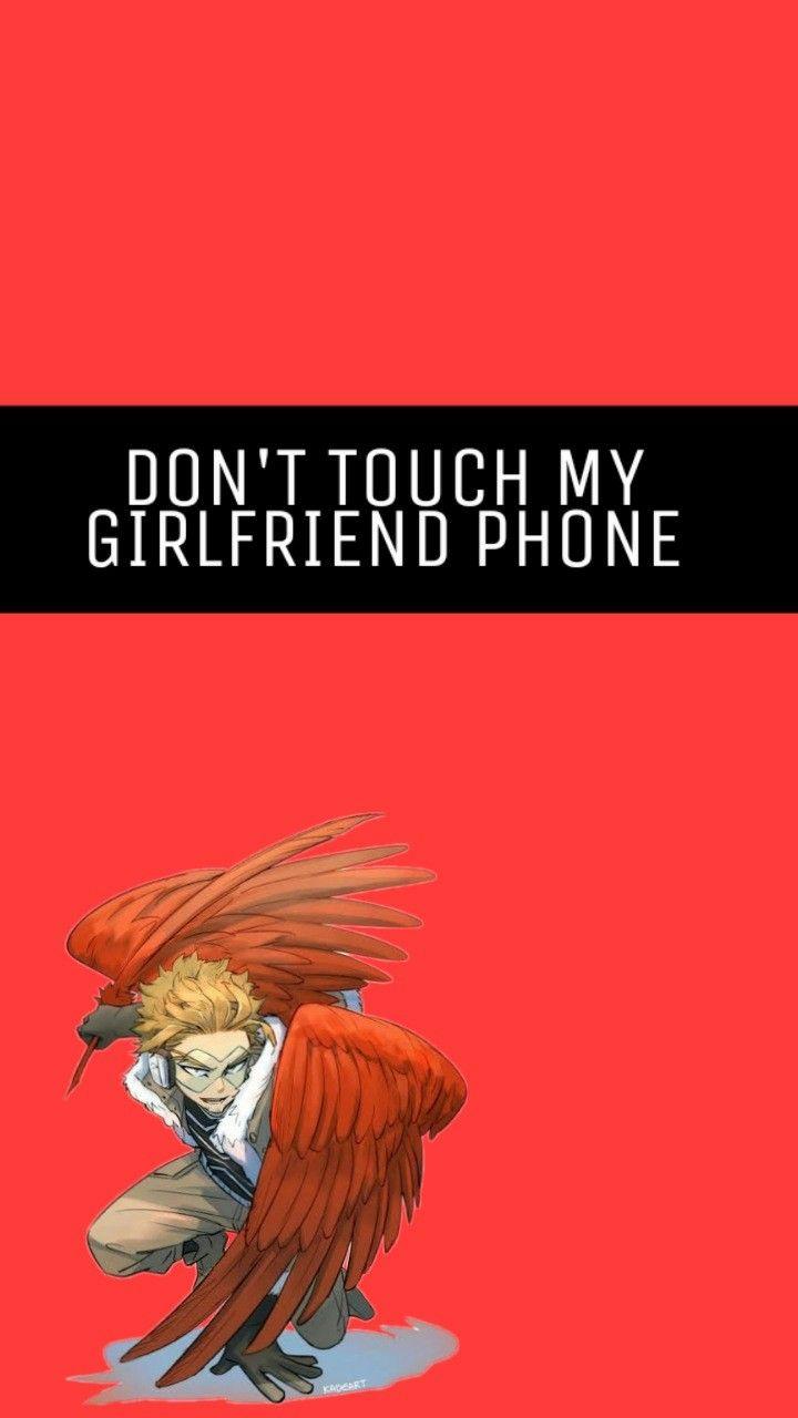 720x1280 Hawks. wallpaper. Don't touch my girlfriend's phone. Me as a girlfriend, Dont touch my phone wallpaper, Hero wallpaper