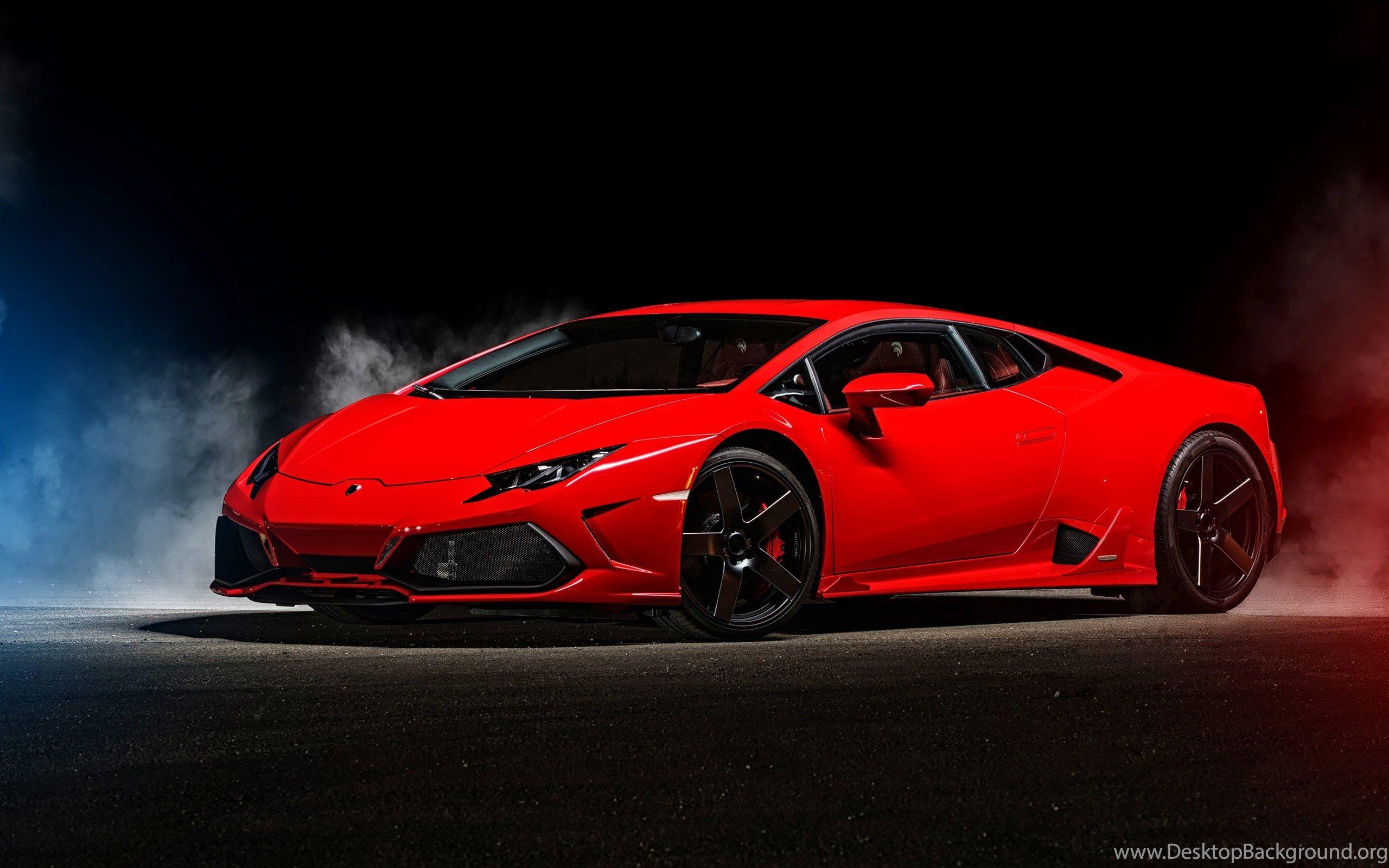 2560x1600 Lamborghini Red HD Wallpaper Desktop Background