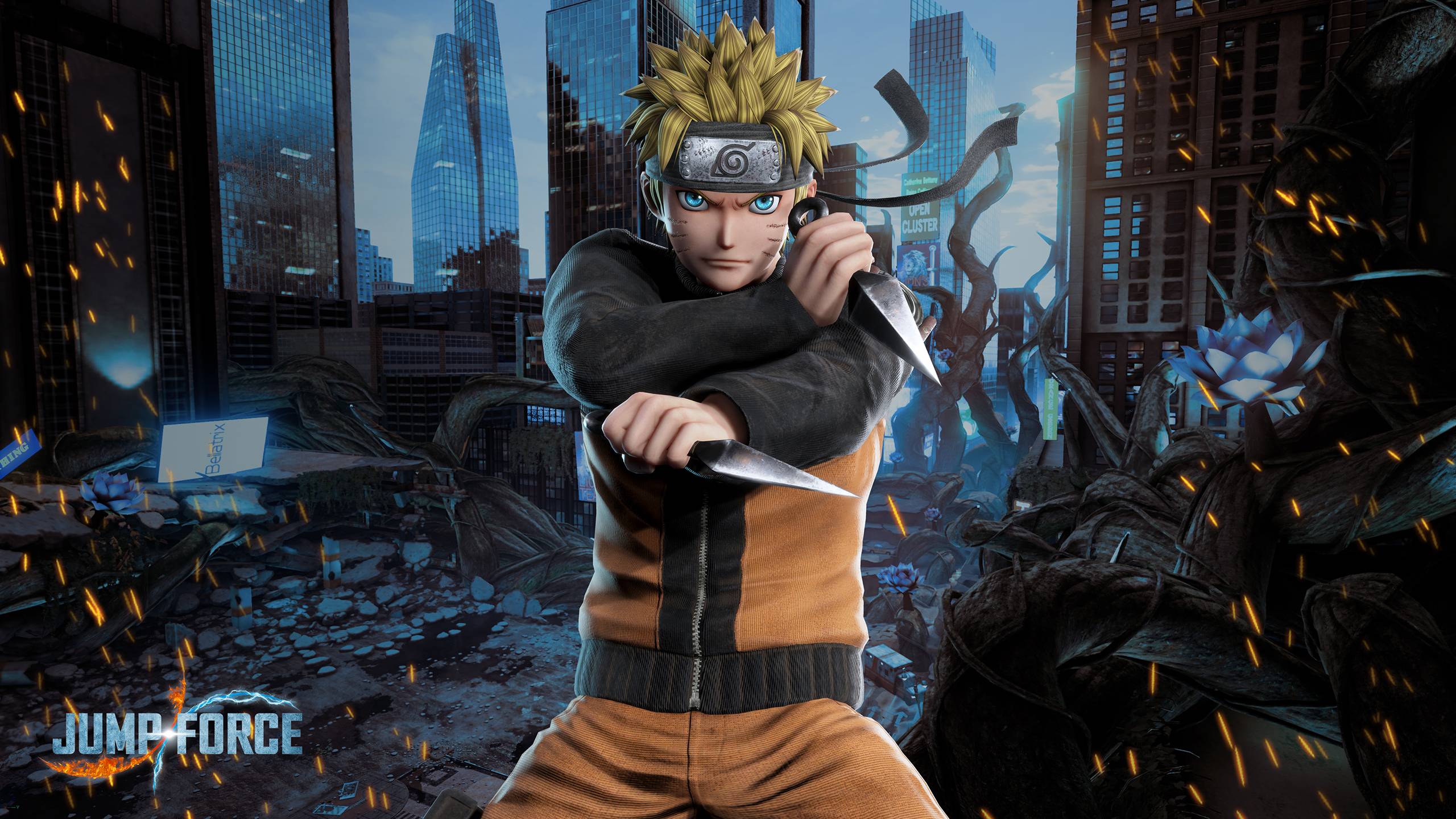 2560x1440 Jumpforce Naruto 2560x1440. Cat With Monocle