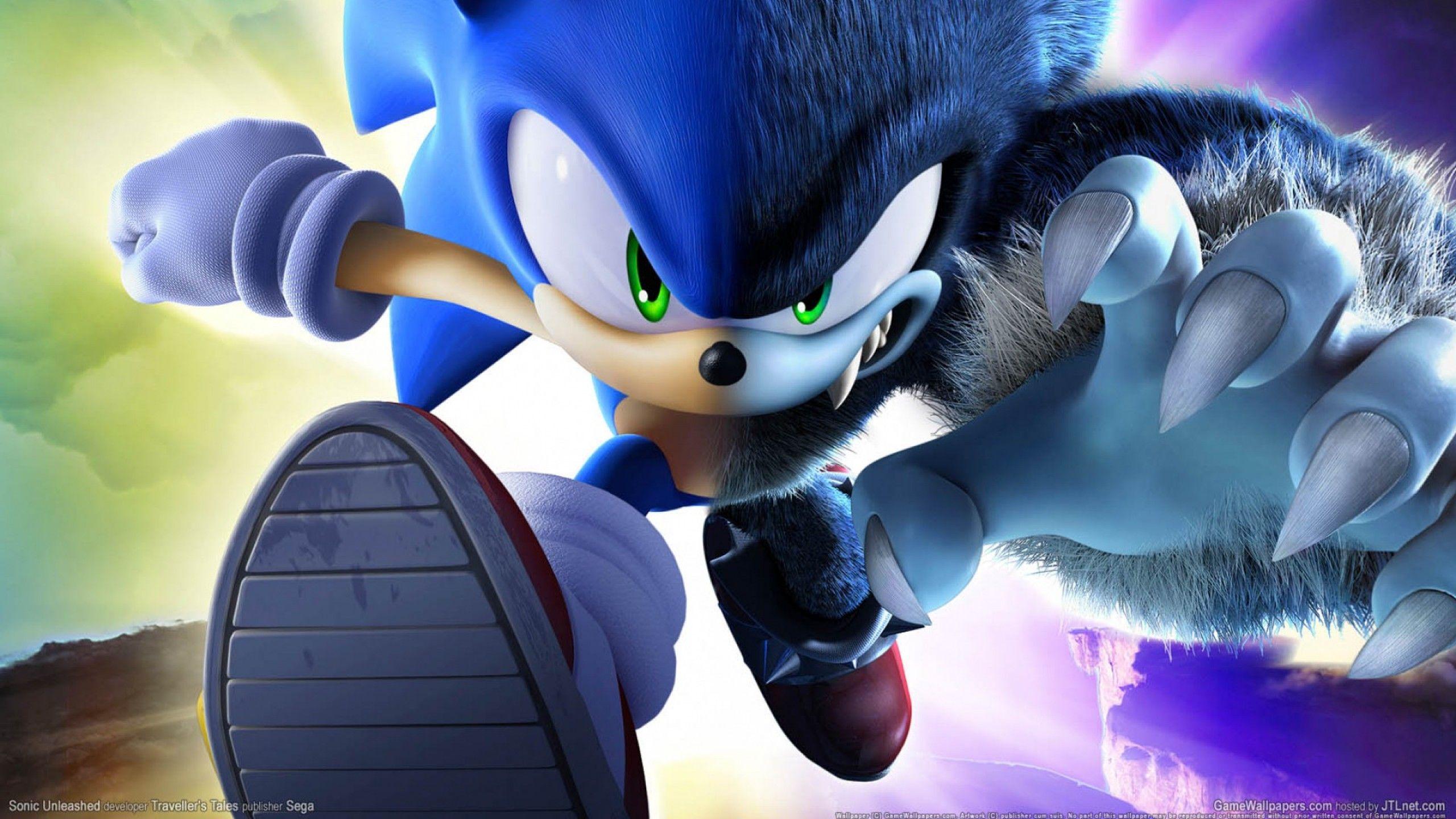2560x1440 Sega Sonic HD Wallpaper Youtube Cover Photo