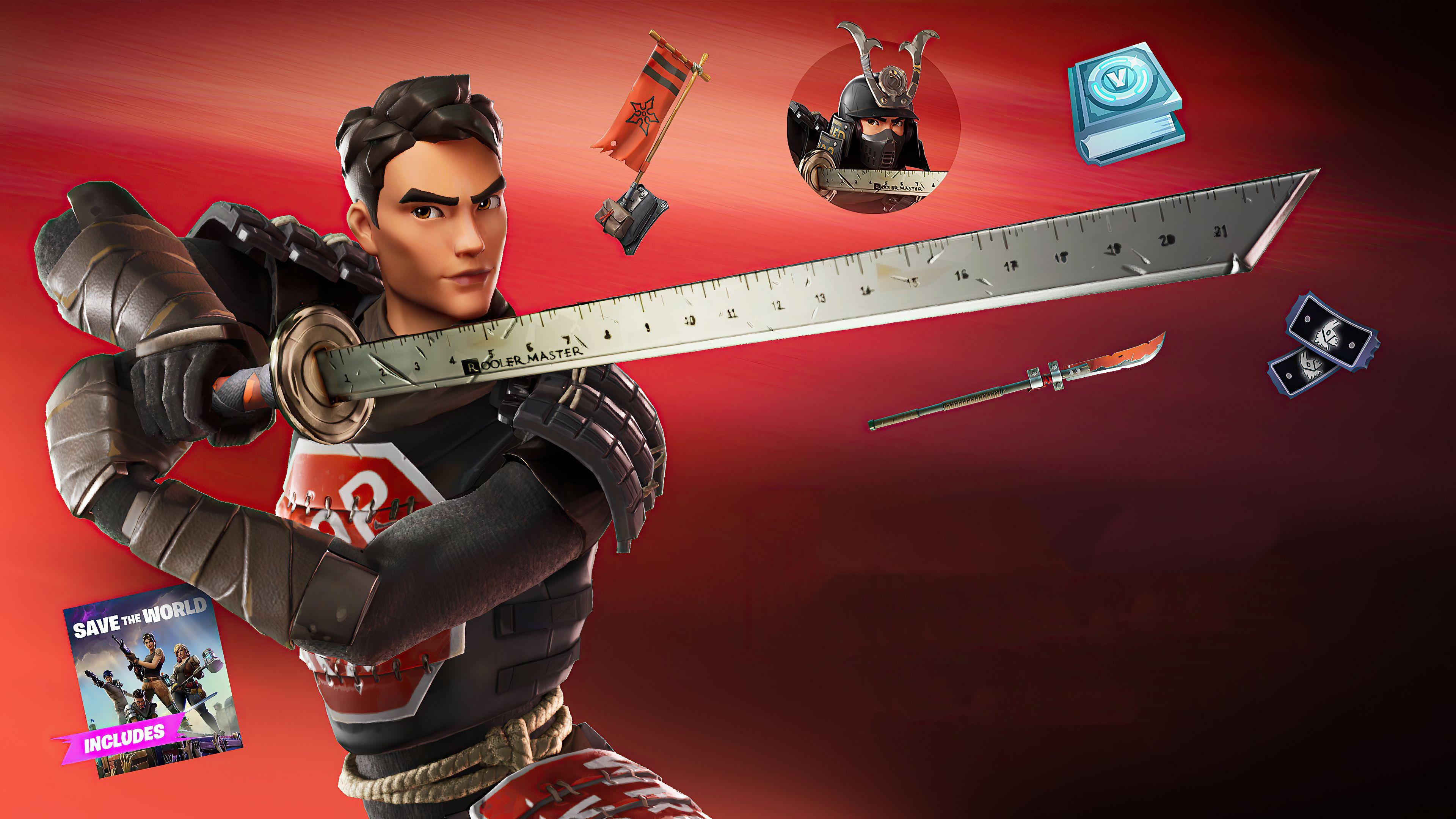 3840x2160 Samurai Scrapper Pack Fortnite, HD Games, 4k Wallpaper, Image, Background, Photo and Picture