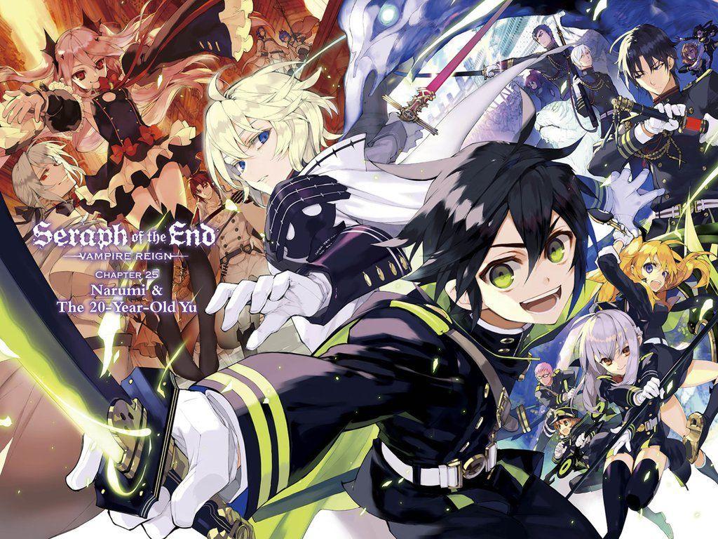 Wallpaper sword, guy, Owari no Seraph, the last Seraphim, Yuichiro Hakua,  Guren for mobile and desktop, section сёнэн, resolution 1920x1358 - download