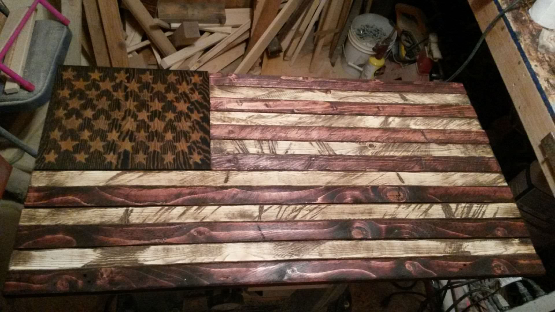 1920x1080 Free download Buy a Handmade Rustic Distressed Wood American Flag made to order [1920x1080] for your Desktop, Mobile & Tablet. Explore Rustic American Flag Wallpaper. Rustic American Flag Wallpaper