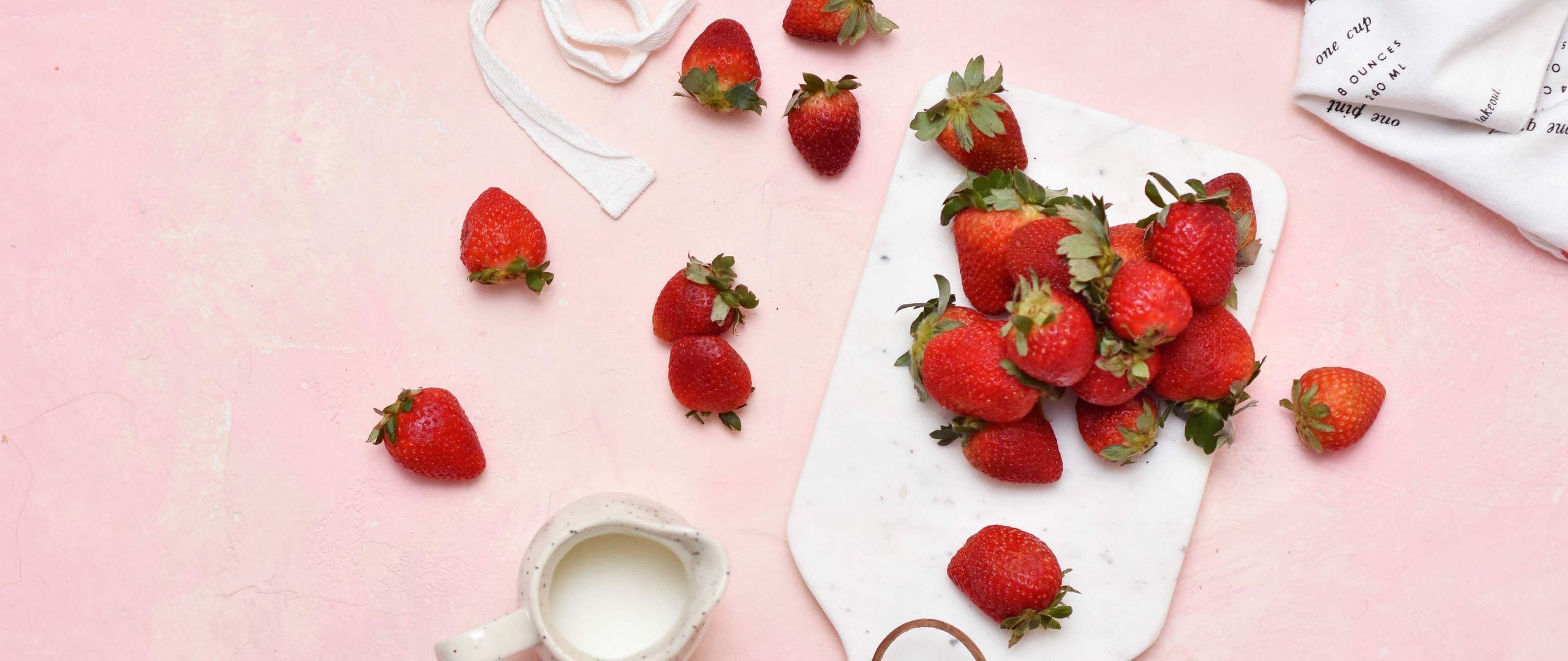 Strawberry Pink Wallpapers Top Free Strawberry Pink Backgrounds