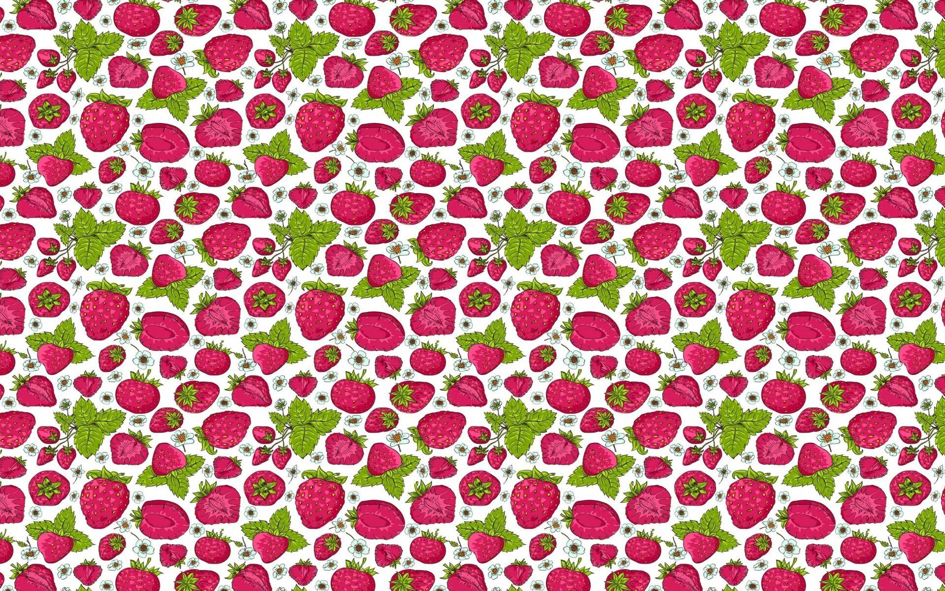 1920x1200 Strawberry Pattern wallpaper. Strawberry Pattern