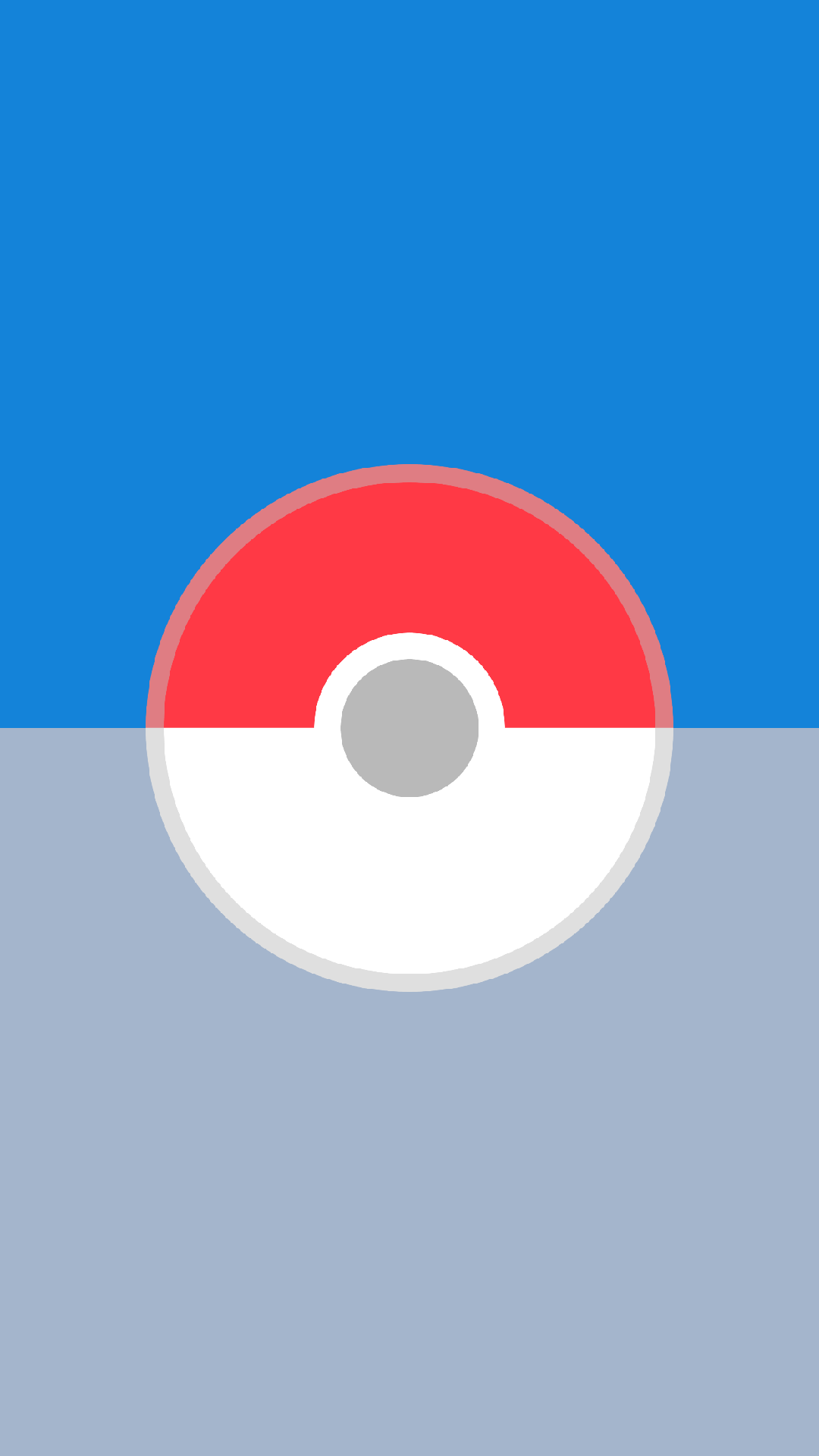 1080x1920 Pokemon Go pokeball blue gray iPhone HD wallpaper