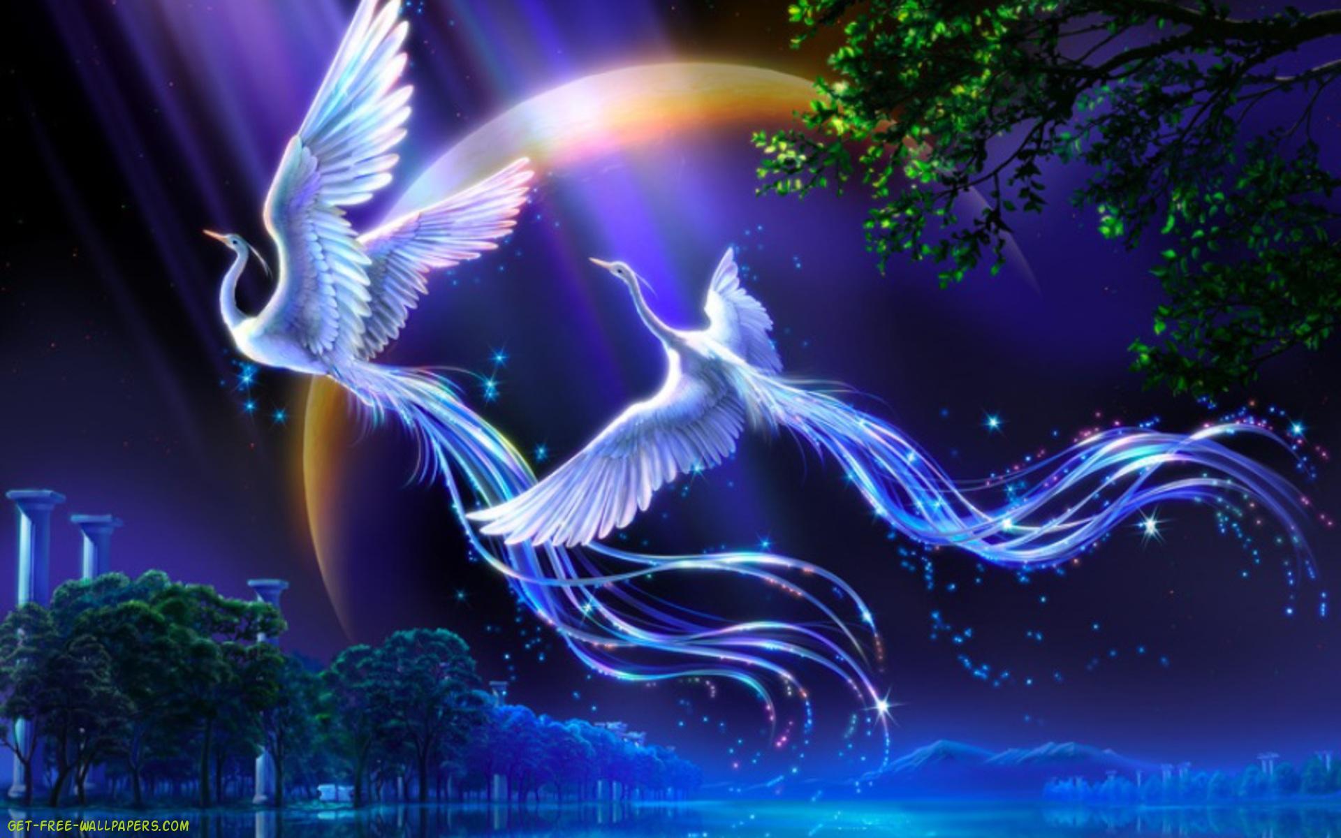1920x1200 3D Hq Image Fantastic Wings Birds Wallpaper & Background Download
