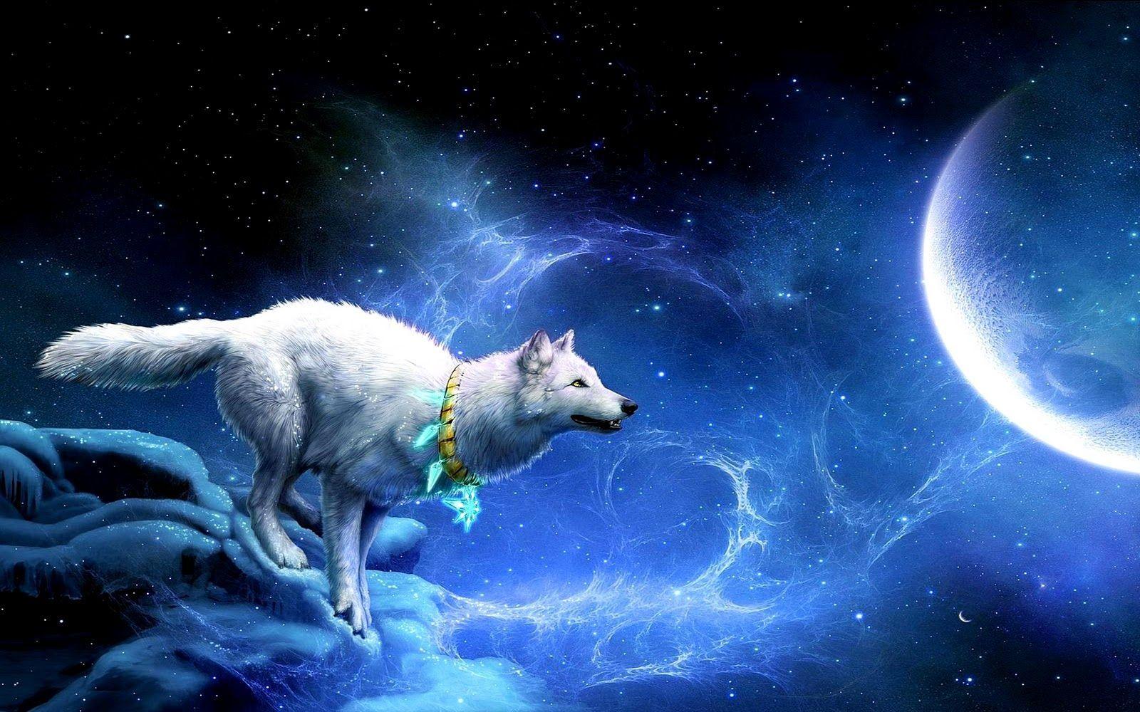 100s of Incredible Free Desktop Wallpapers by Desktopography  Fantasy wolf  Wolf wallpaper Galaxy wolf