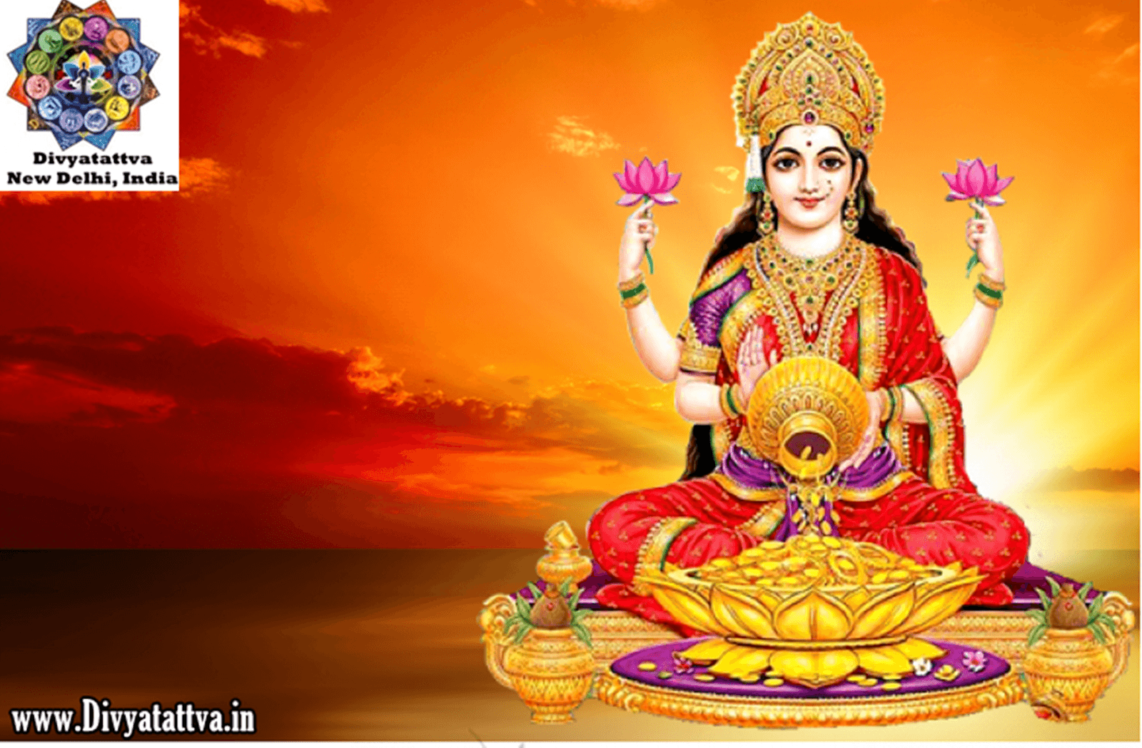 1600x1049 Divyatattva Astrology Free Horoscopes Psychic Tarot Yoga Tantra Occult Image Videos : Goddess Luxmi HD Wallpaper Laxmi Background Image Of Goddess Of Wealth