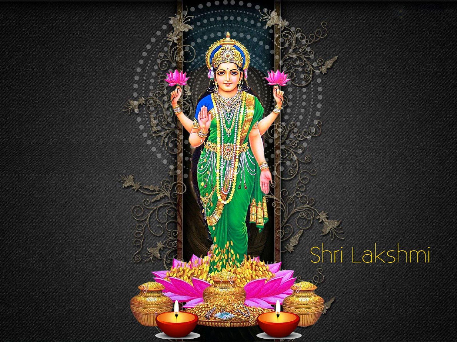 1600x1200 Lakshmi Mata Wallpaper