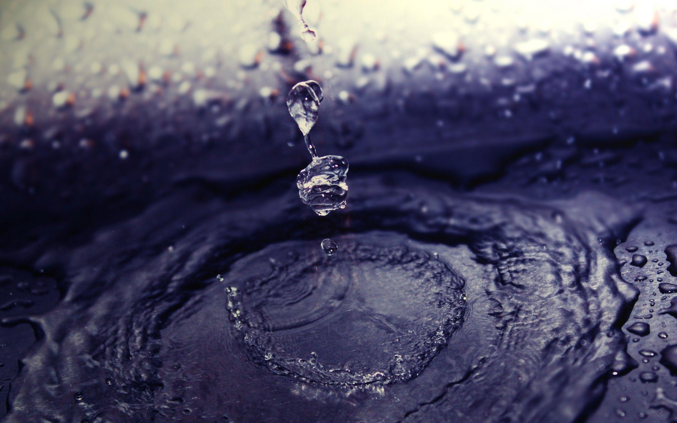 2560x1600 ripples, water droplets, slow motion, Water splash, drops wallpaper