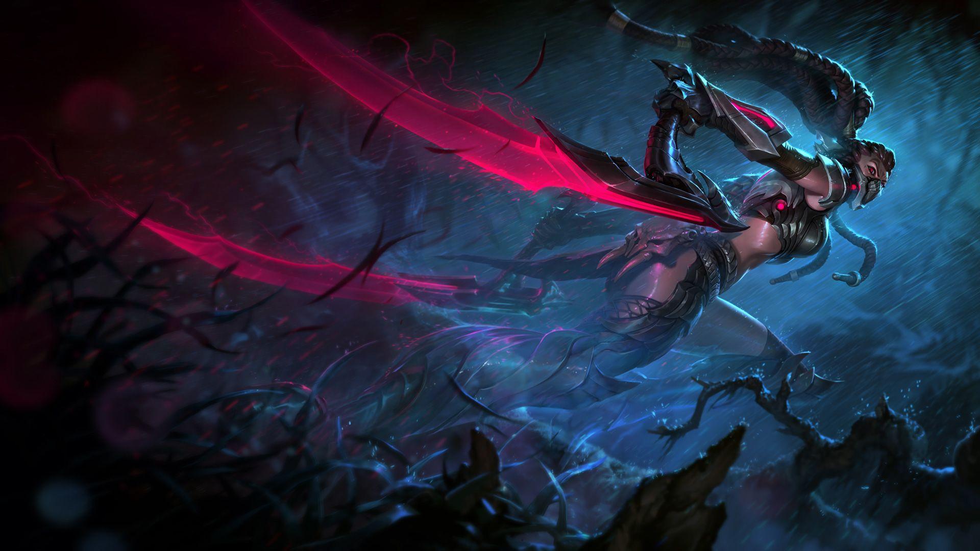 1920x1080 Headhunter Akali HD Wallpaperx1080