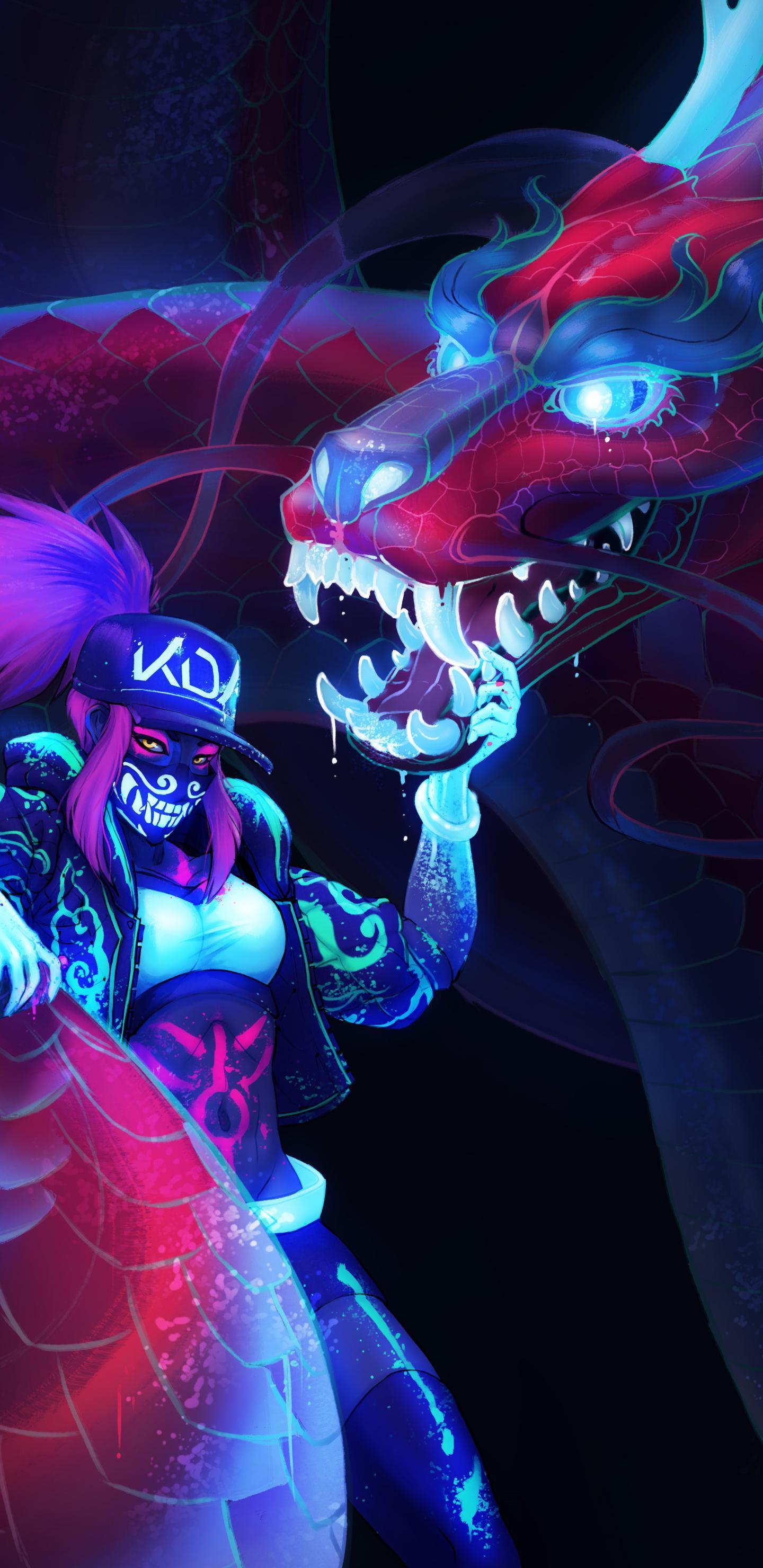 1440x2960 Akali Phone Wallpaper