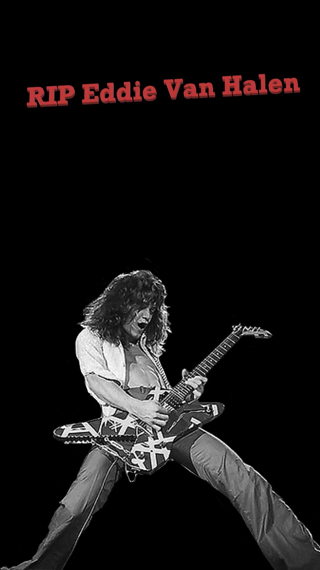 1080x1920 RIP Eddie Van Halen Wallpaper Free HD Wallpaper