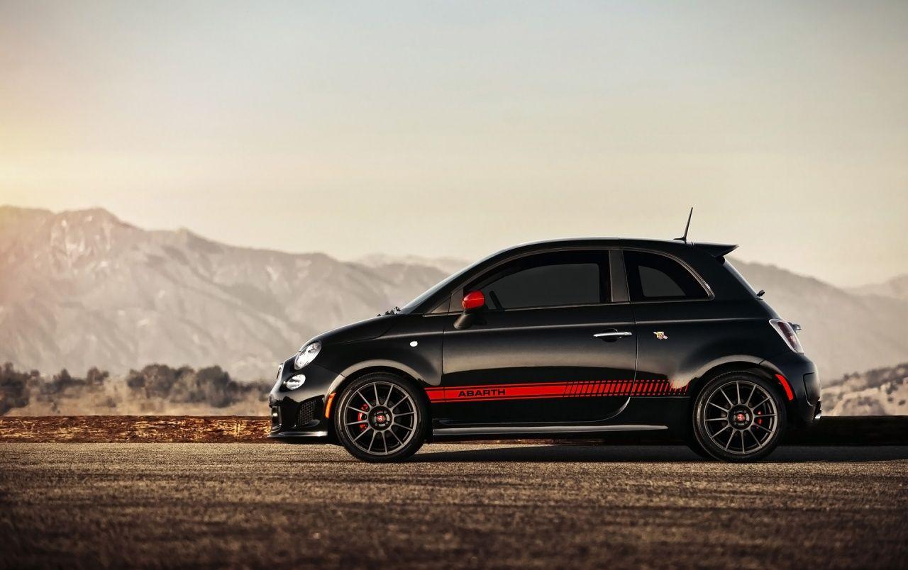1280x804 Fiat 500 Abarth Side Scenery wallpaper. Fiat 500 Abarth Side Scenery
