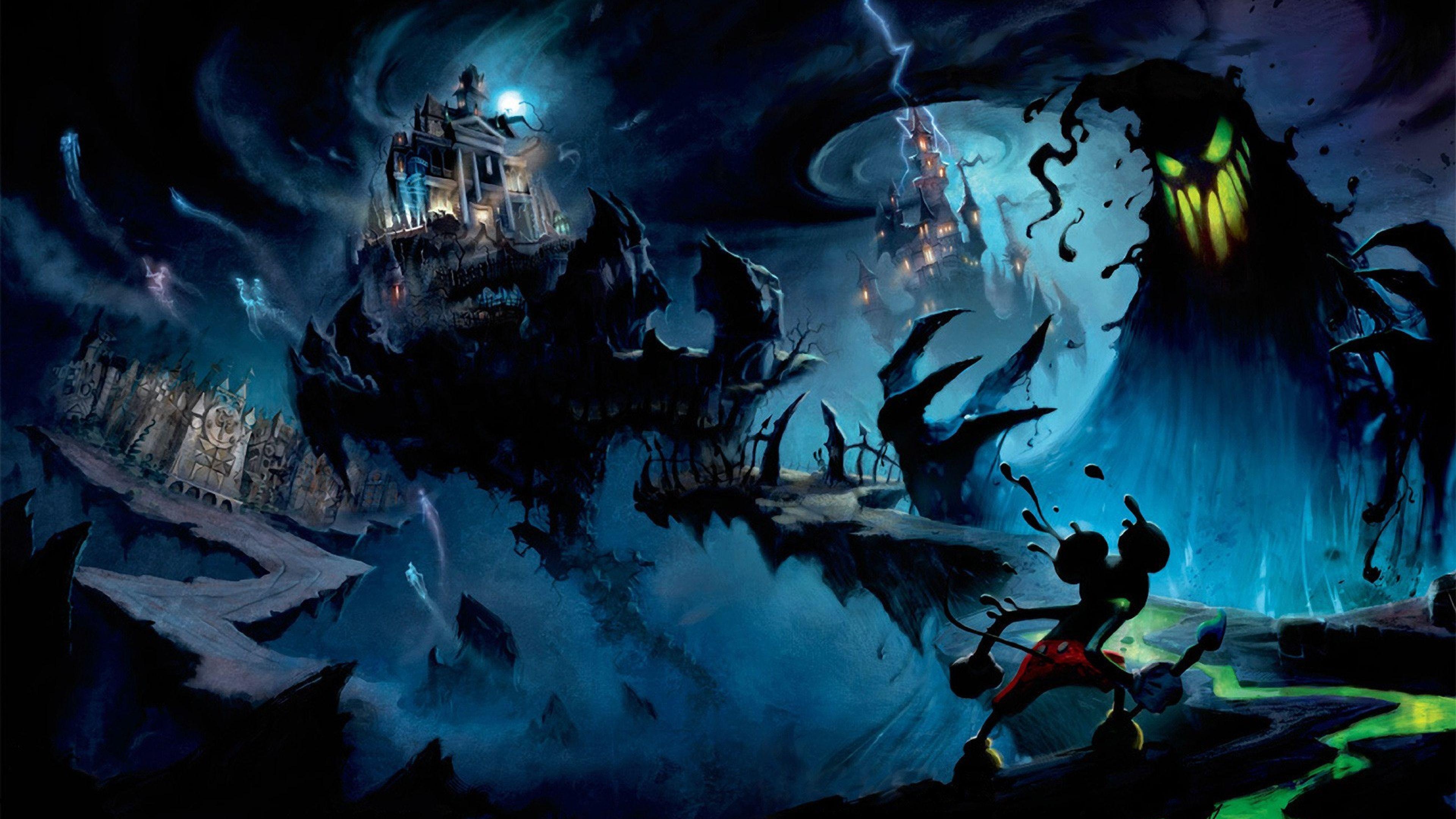 3840x2160 disney epic mickey, junction point studios, oswald lucky rabbit 4K Wallpaper, HD Games 4K Wallpaper, Image, Photo and Background