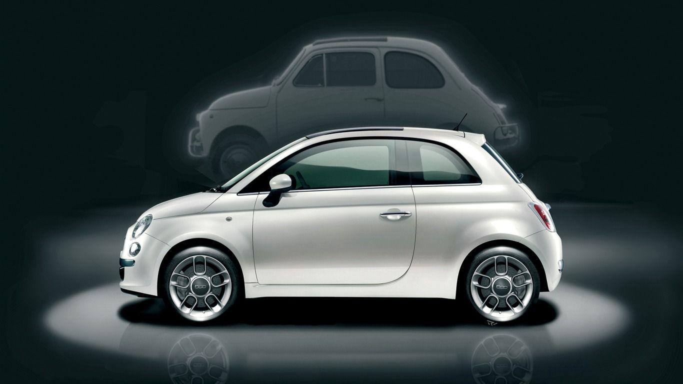 1366x768 Fiat 500 Wallpaper
